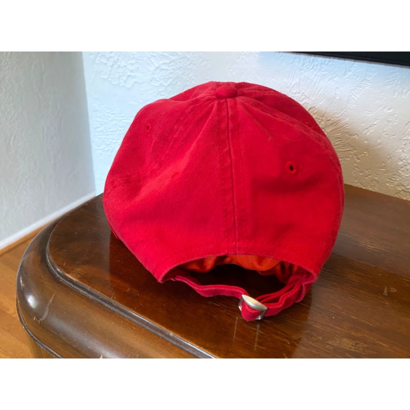 Disney VINTAGE Disney Hello My Name Is Mickey Red Hat Cap Adjustable One Size Womens/Mens Size ONE SIZE - 3 Thumbnail