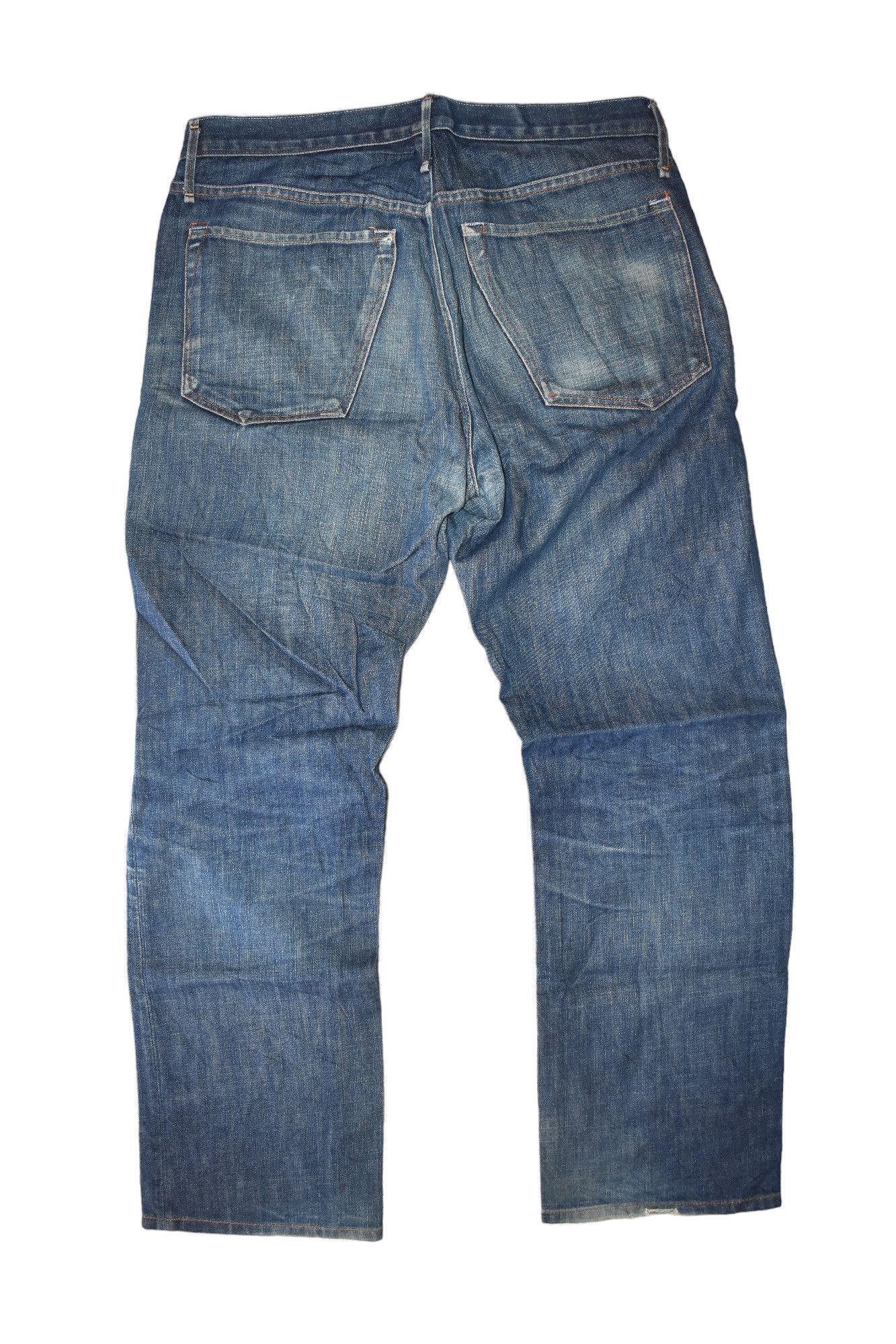 Earnest Sewn × Japanese Brand Vintage earnest sewn distressed jeans size 33 Size US 33 - 2 Thumbnail