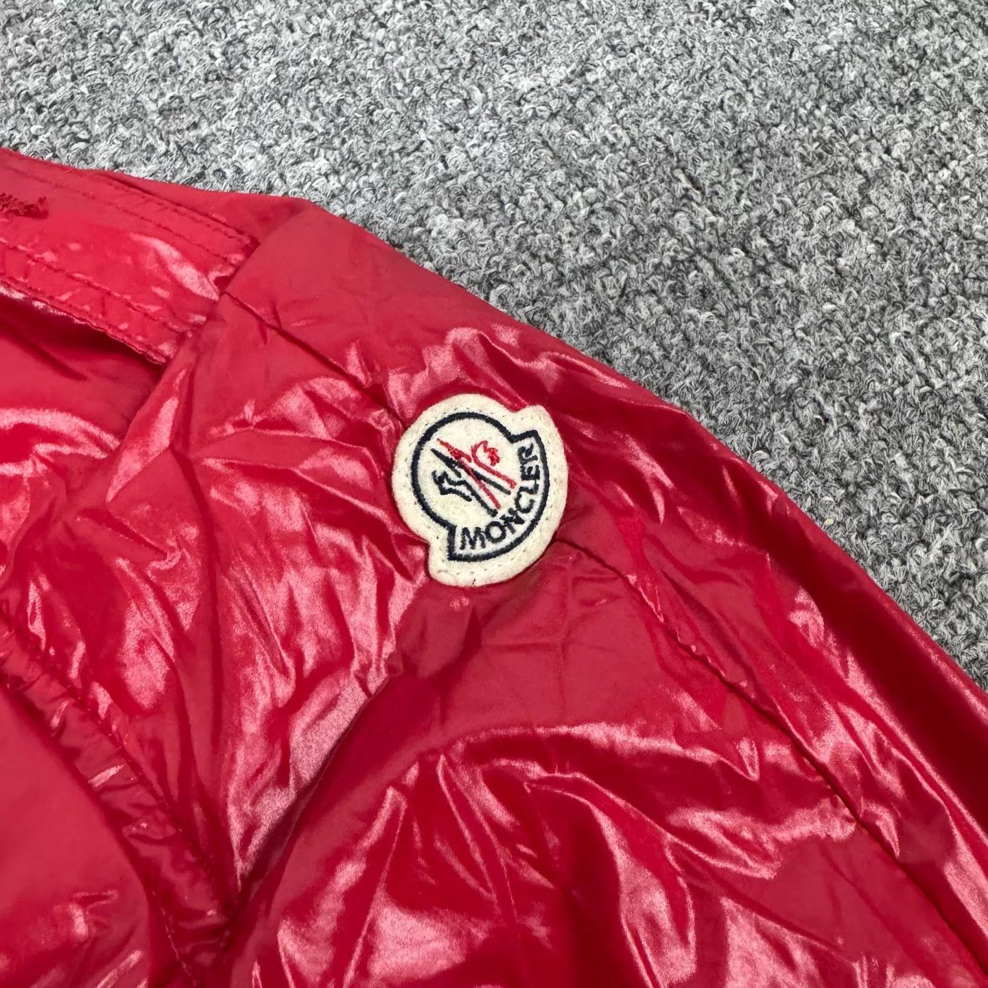 Moncler Moncler Shiny Red Belted DB Mid Trench Coat 1/99 Size S / US 4 / IT 40 - 5 Thumbnail