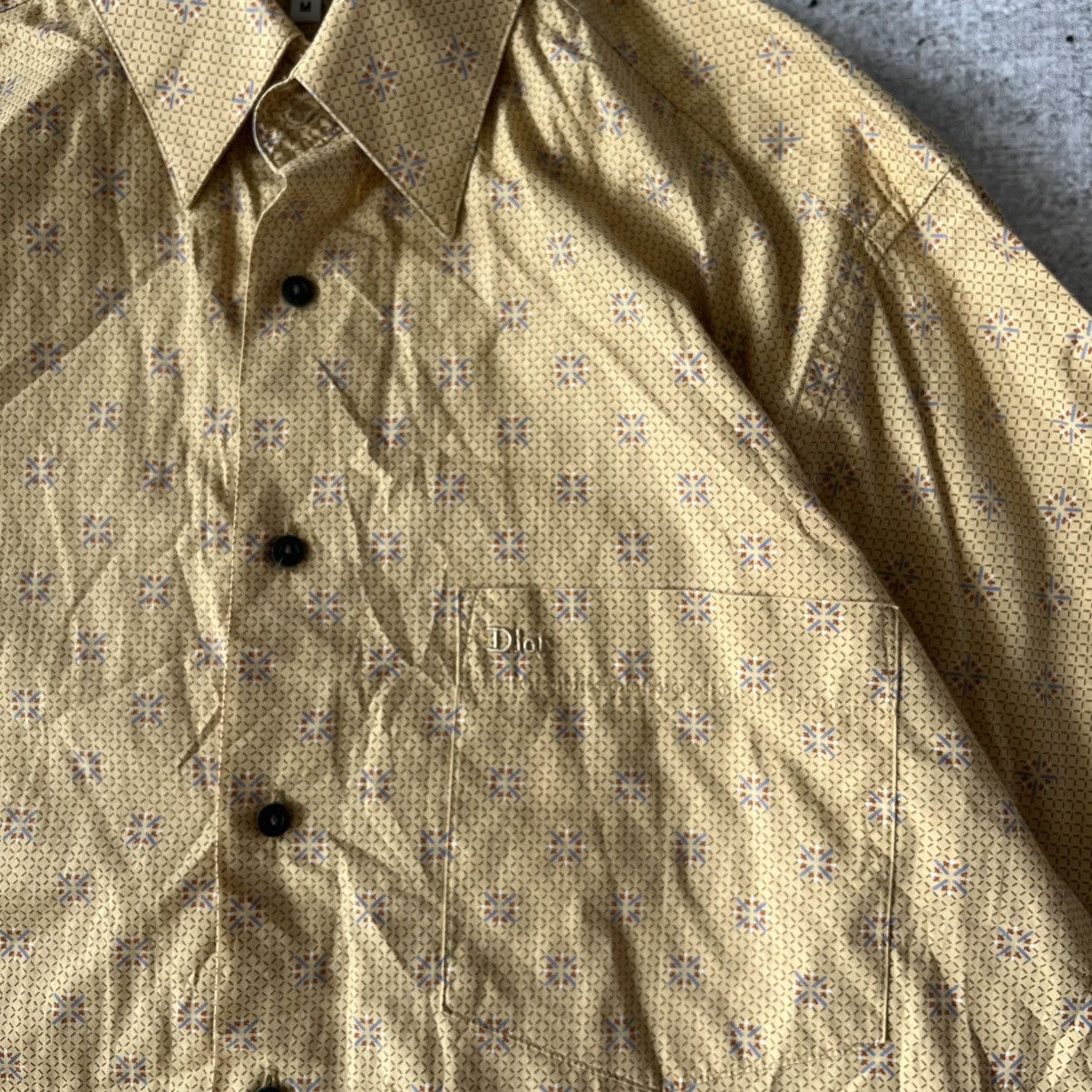 Christian Dior Monsieur × Vintage Vintage Christian Dior shirt pattern M cotton Size US M / EU 48-50 / 2 - 4 Thumbnail