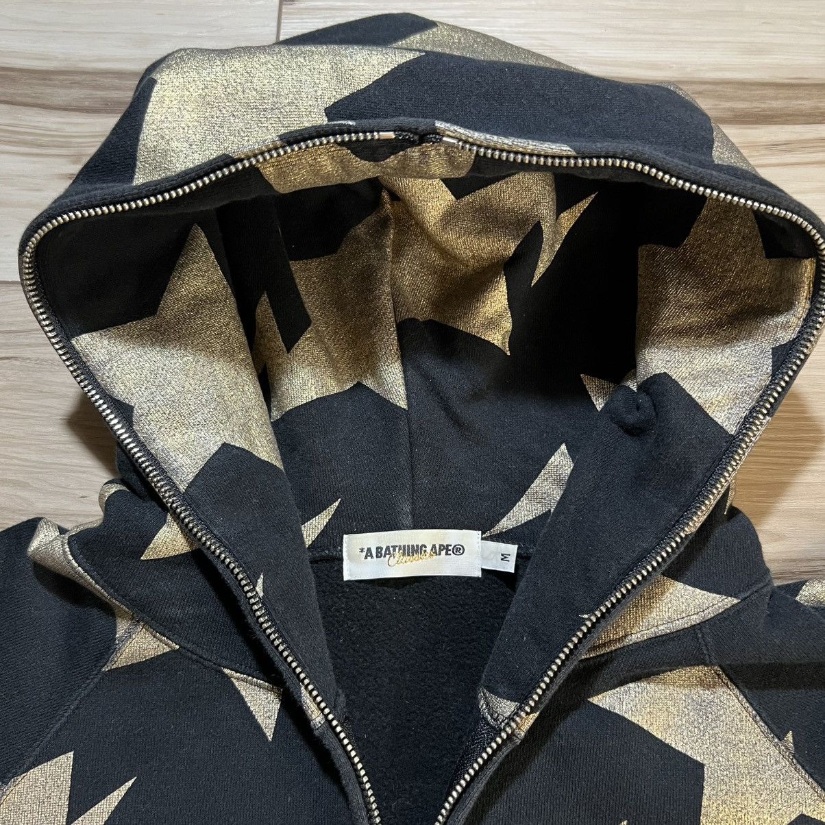 Bape BAPE Classics Sta Star Full Zip Hoodie Black Gold VTG NIGO Size US M / EU 48-50 / 2 - 15 Thumbnail