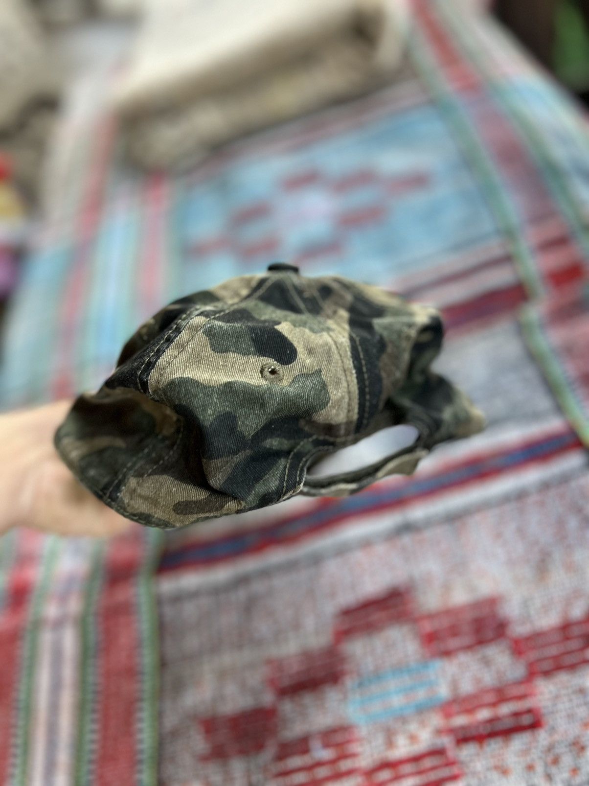 Gap 🔥 Vintage GAP Camo Cap – One Size Size ONE SIZE - 5 Thumbnail