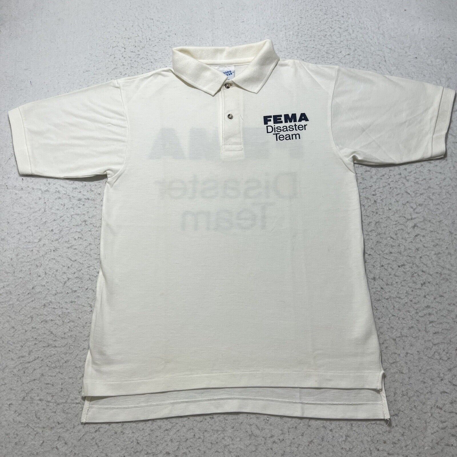 Hanes Vintage FEMA Disaster Team Medium Polo Hanes Shirt USA Size US M / EU 48-50 / 2 - 4 Thumbnail