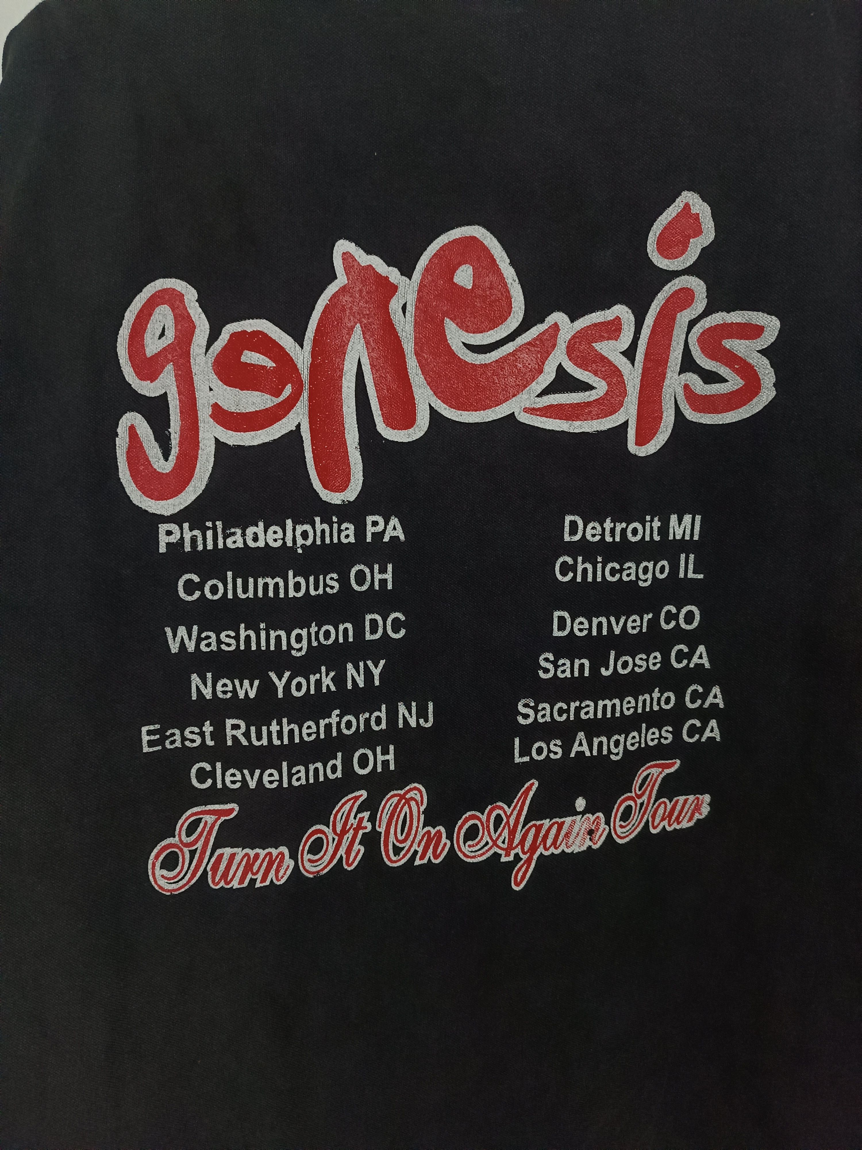 Band Tees FADED VINTAGE GENESIS TURN IT ON TOUR TEE floyd journey Size US XL / EU 56 / 4 - 17 Thumbnail