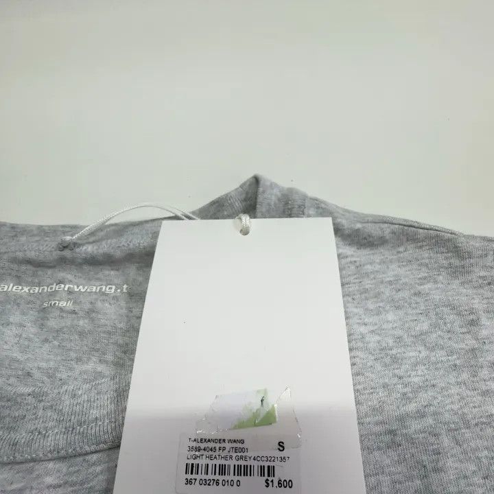 Alexander Wang Alexander Wang FW22 Logo Print Short Sleeve T-Shirt - Size S / US 4 / IT 40 - 5 Thumbnail
