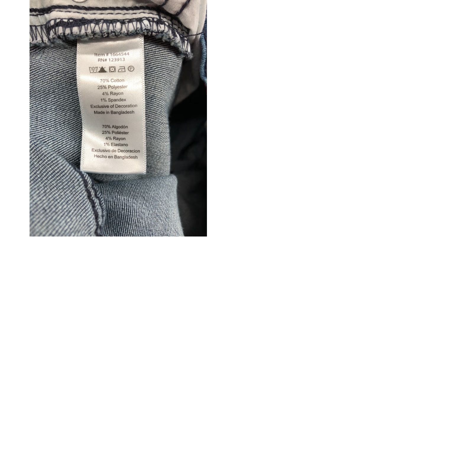 Vintage JACHS New York Jeans - 40x29 - Mens Straight Regular Fit Blue Denim Mid Rise 5-Pocket Cotton Blend Waist 40 Inseam 29 - Classic American Style Size US 40 / EU 56 - 9 Thumbnail