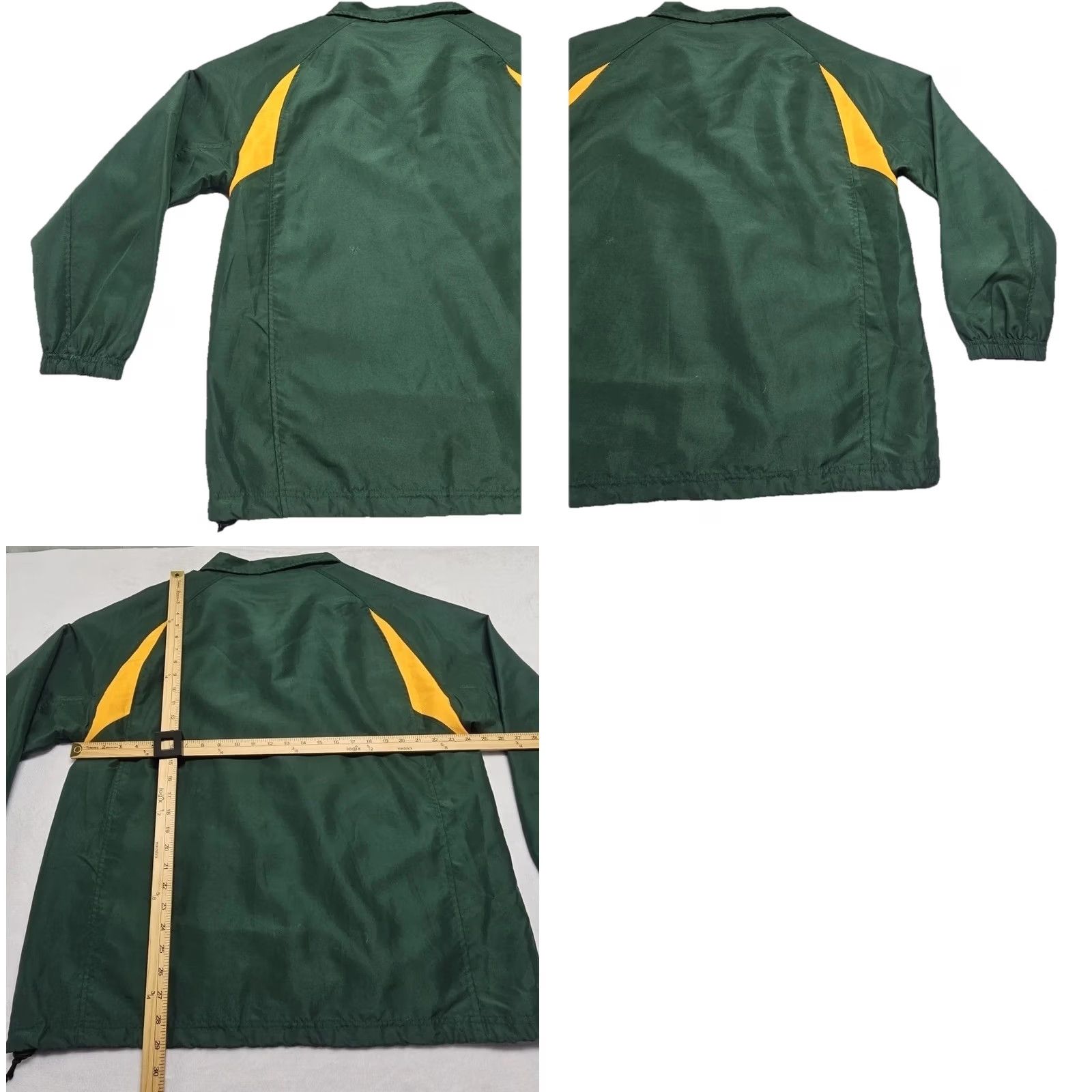 NCAA VINTAGE Baylor Bears Windbreaker Pullover Jacket 1/4 Zip Green M NFL NCAA Men L Bears Fans Mens Size US L / EU 52-54 / 3 - 8 Thumbnail
