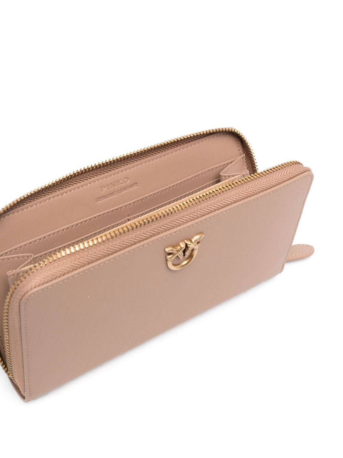 Pinko o1s22i1n0824 Size: OS / Maxi Zip-Around Wallet in Beige Size ONE SIZE - 2 Thumbnail