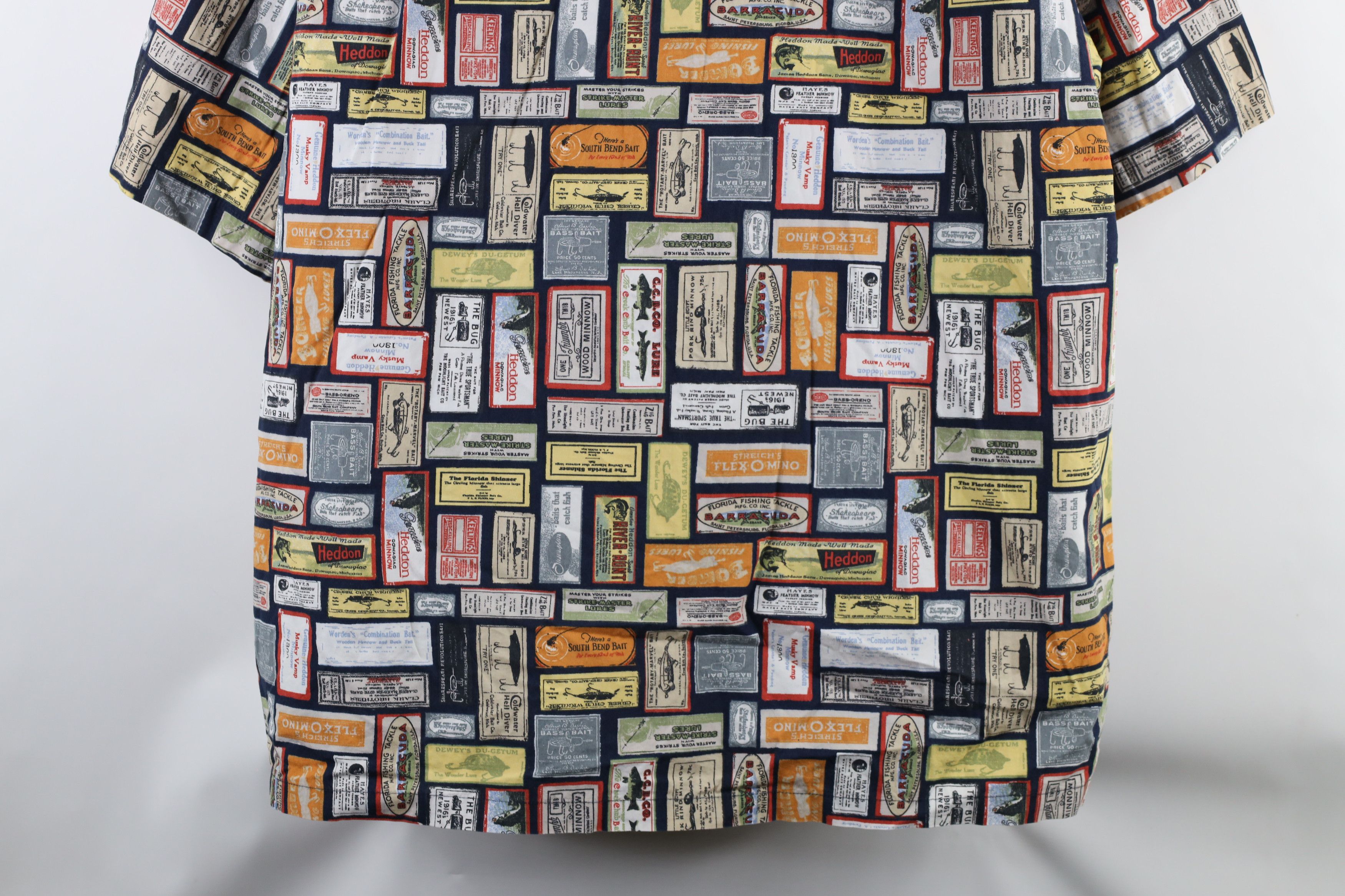 Columbia × Vintage Vintage 90s Columbia Over Print Short Sleeve Button Shirt Size US L / EU 52-54 / 3 - 10 Thumbnail