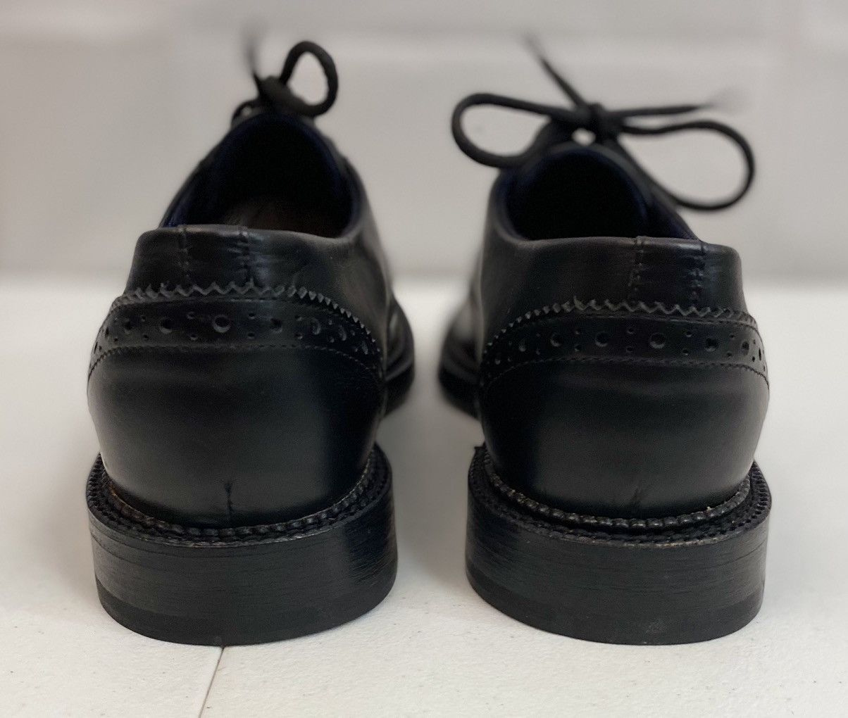 Dsquared2 Dsquared2 🇮🇹 Black Leather Wingtip Handmade Brogue 10 NEW Size US 10 / EU 43 - 10 Thumbnail