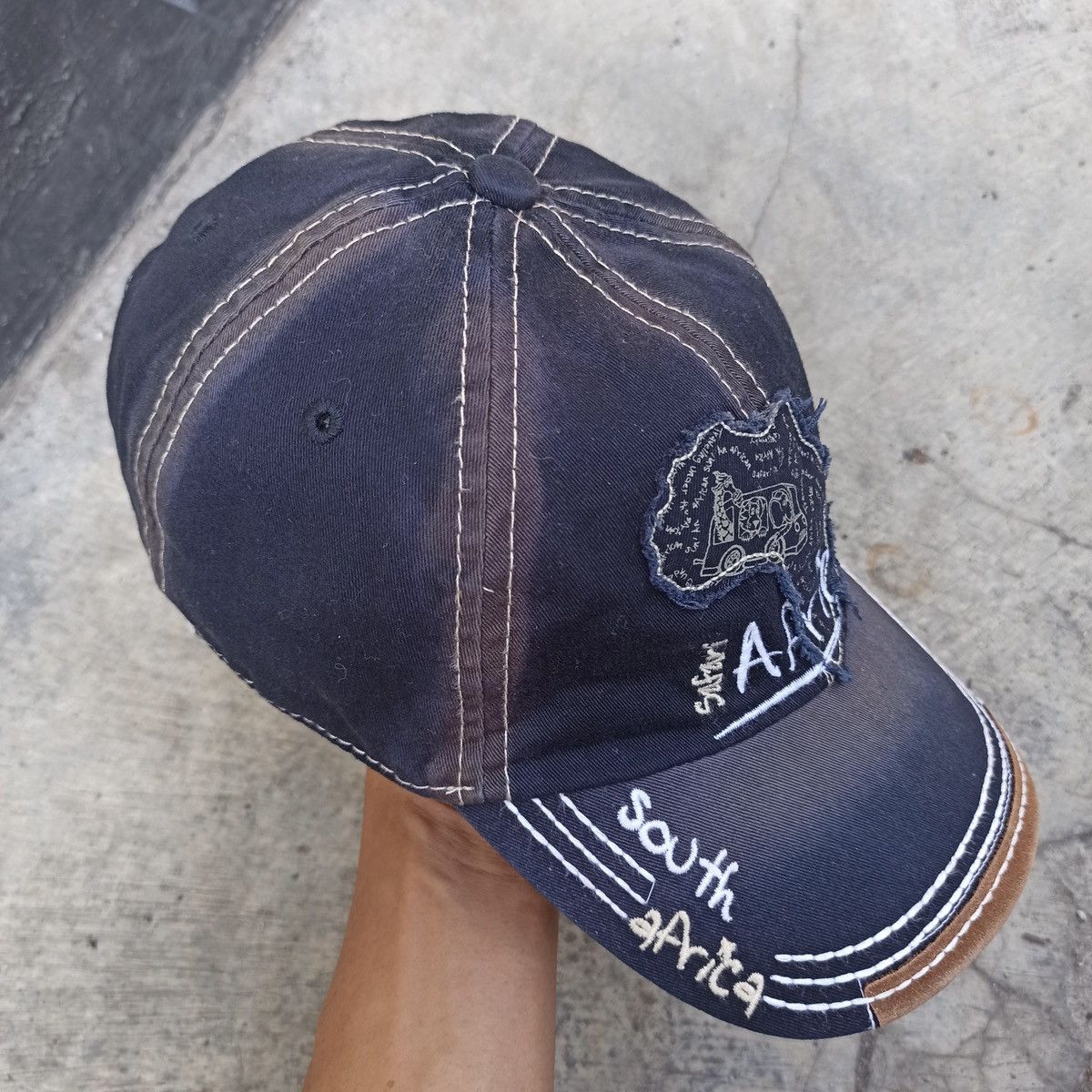 14th Addiction Sick washed distressed hat safari South Africa Size ONE SIZE - 9 Thumbnail