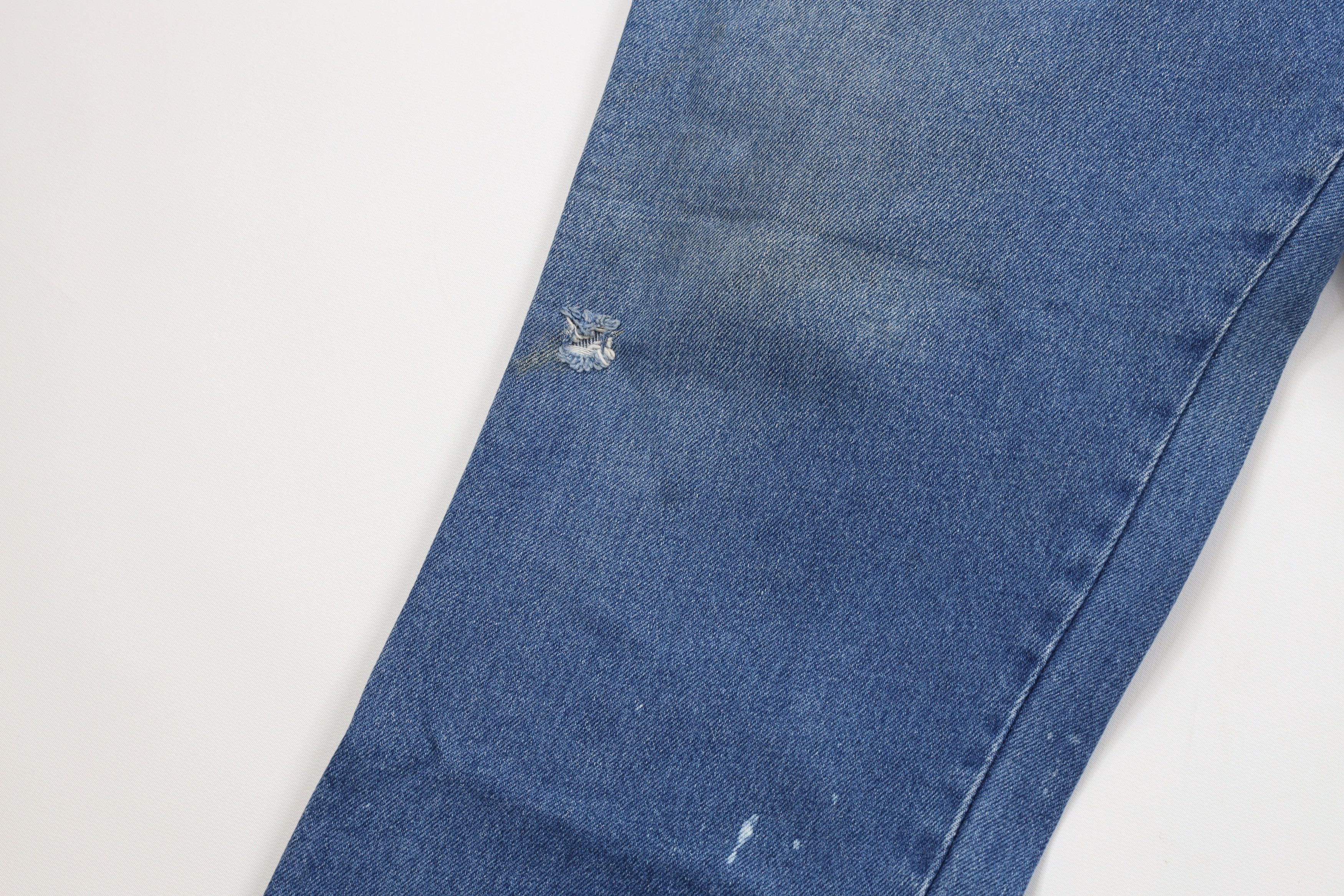 Dickies × Vintage Vintage 70s Dickies Branders Flared Bootcut Denim Jeans USA Size US 36 / EU 52 - 5 Thumbnail