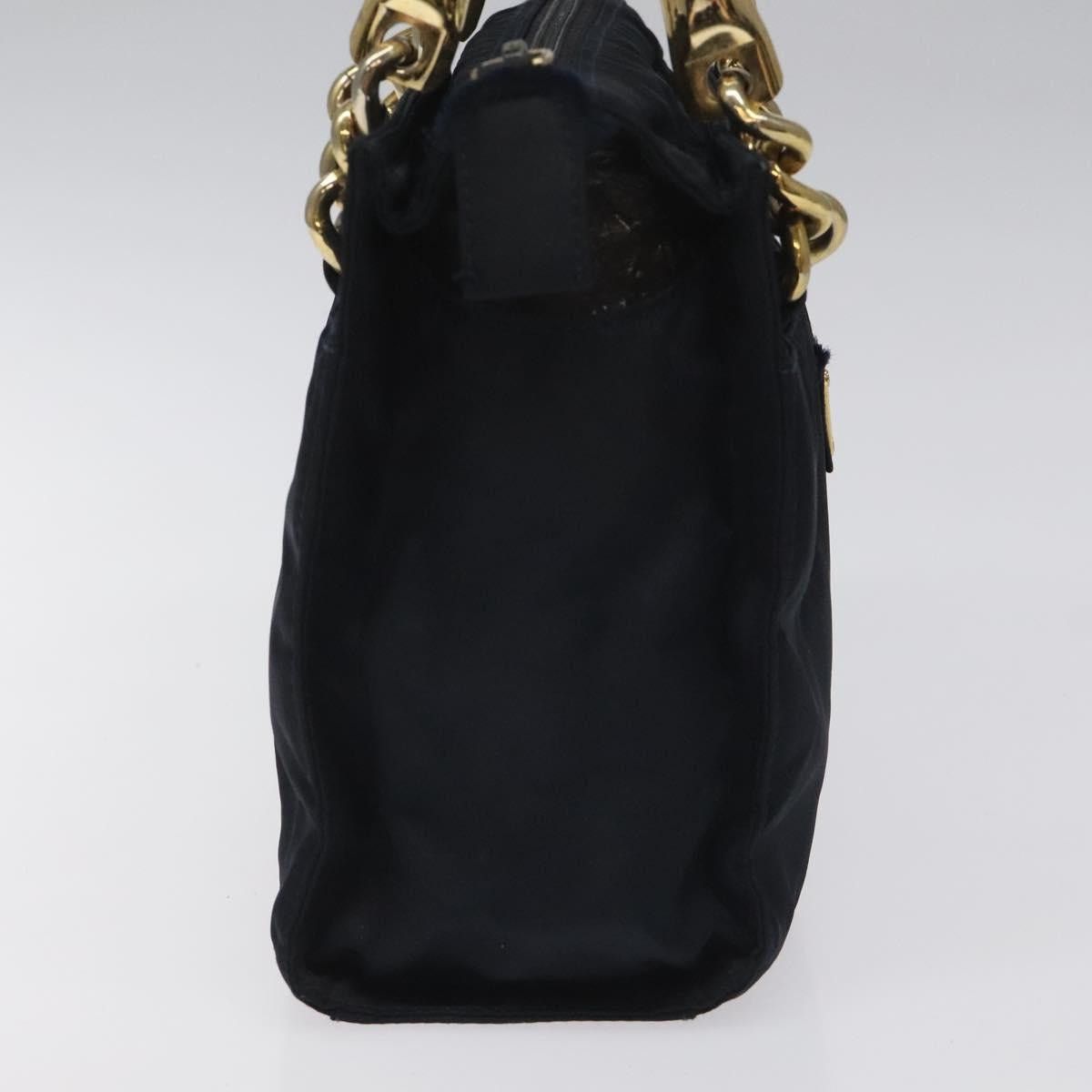 Prada PRADA Hand Bag Nylon Navy Gold Size ONE SIZE - 5 Thumbnail