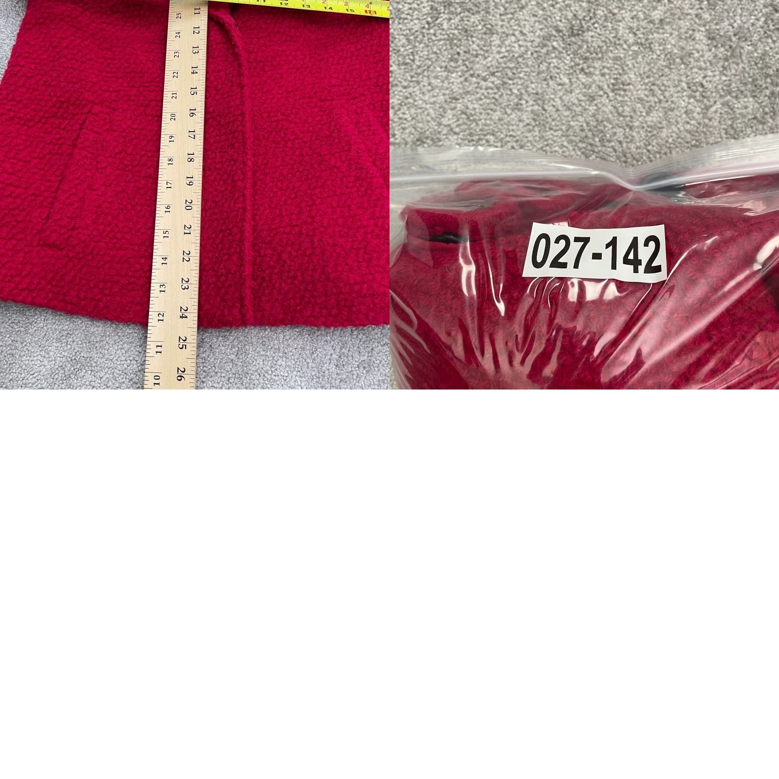 Lands' End Lands' End Blazer Womens 6 Red Lined Single Breasted Workwear Wool Jacket Coat Size M / US 6-8 / IT 42-44 - 9 Thumbnail