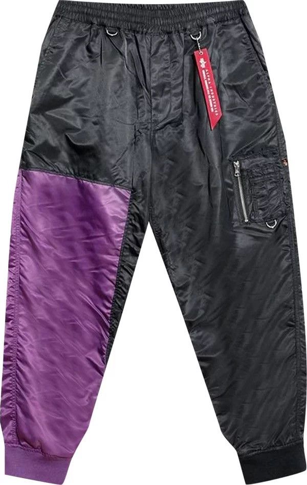 Alpha industries x C2H4 x MMJ Nylon Patchwork Sweat Pants