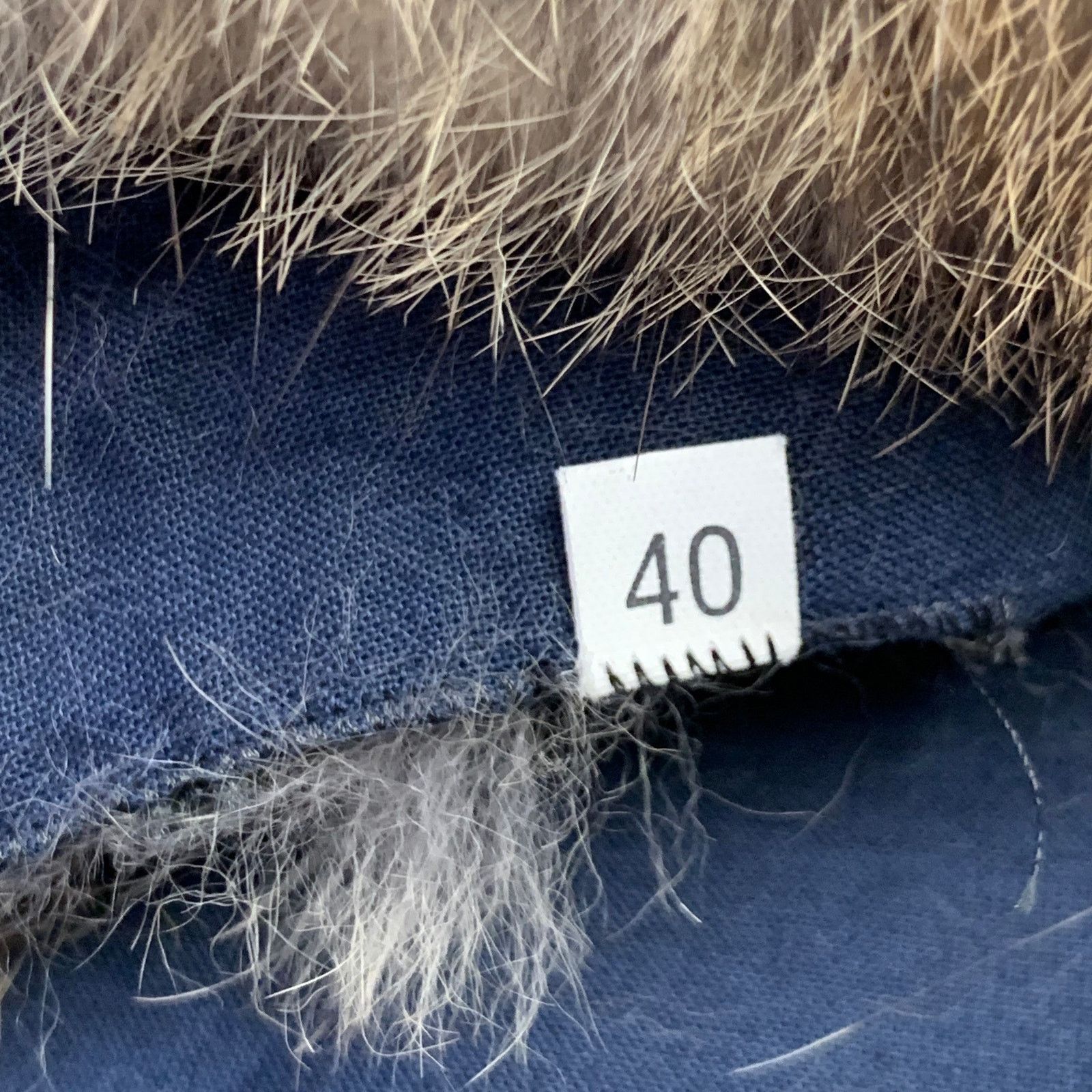 Band Of Outsiders Size S Blue Tan Wool Blend Plaid Rabbit Fur Collar Coat Size S / US 4 / IT 40 - 6 Thumbnail