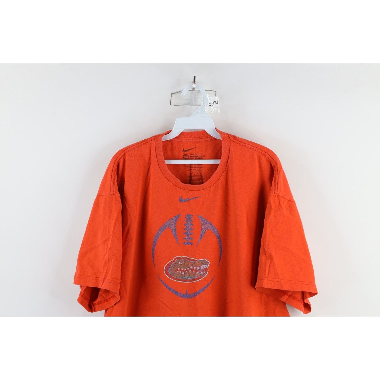 Nike × Vintage Vintage Nike Travis Scott University of Florida T-Shirt Size US XXL / EU 58 / 5 - 2 Thumbnail