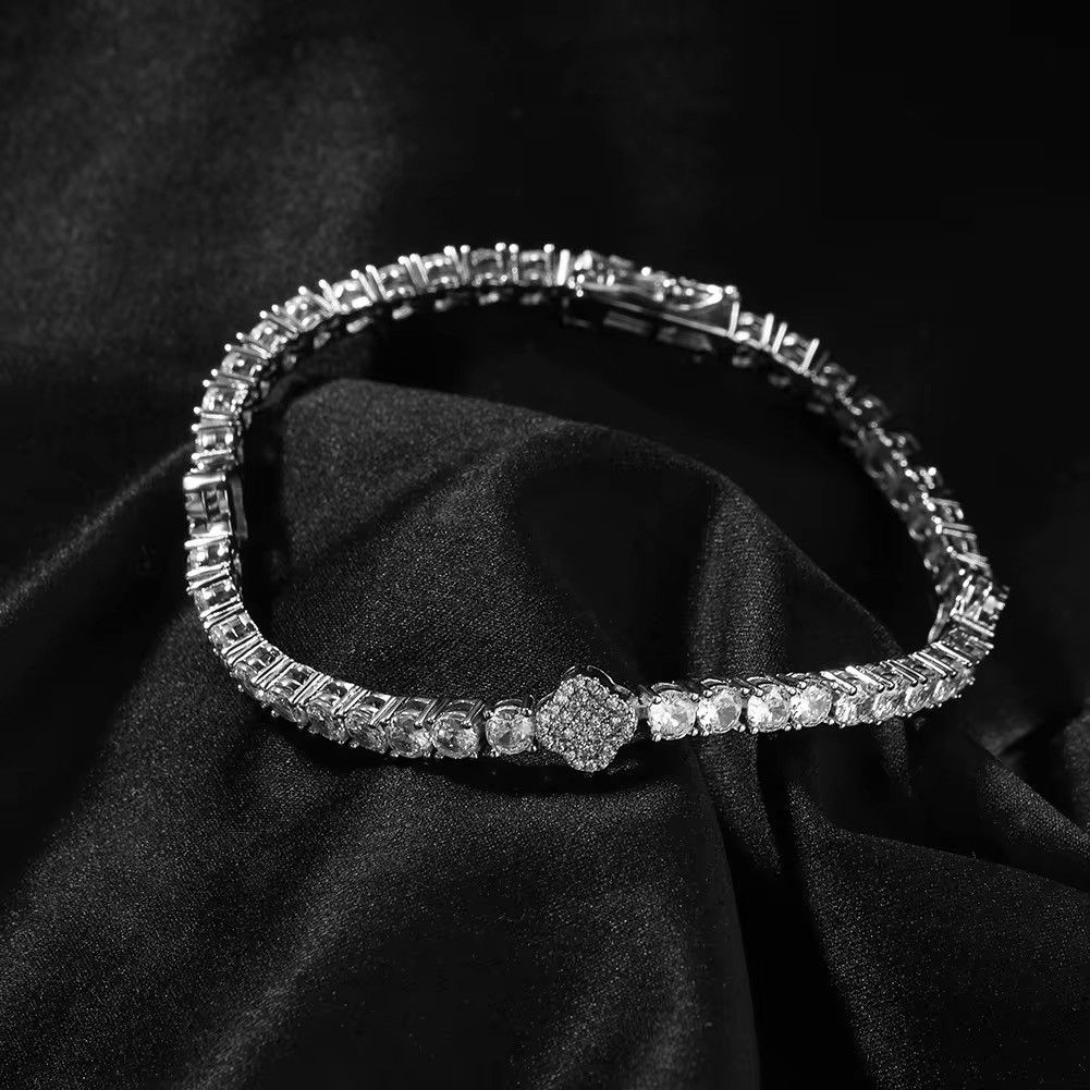 Jewelry × Vintage Unique Style Cubic Zirconia Bracelet Size ONE SIZE - 2 Thumbnail