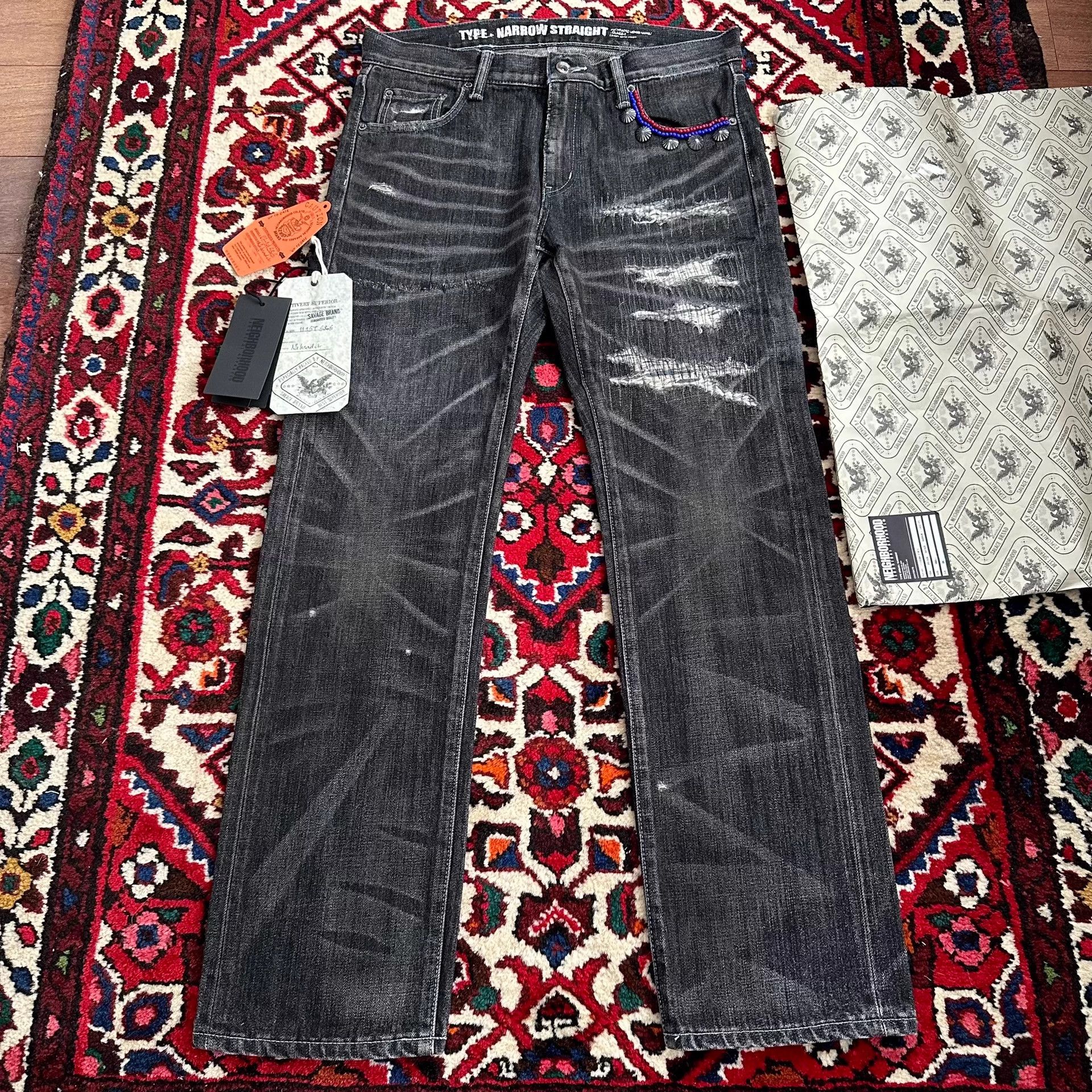 Neighborhood Neighborhood 1 new narrow S jeans Size US 29 - 1 Thumbnail