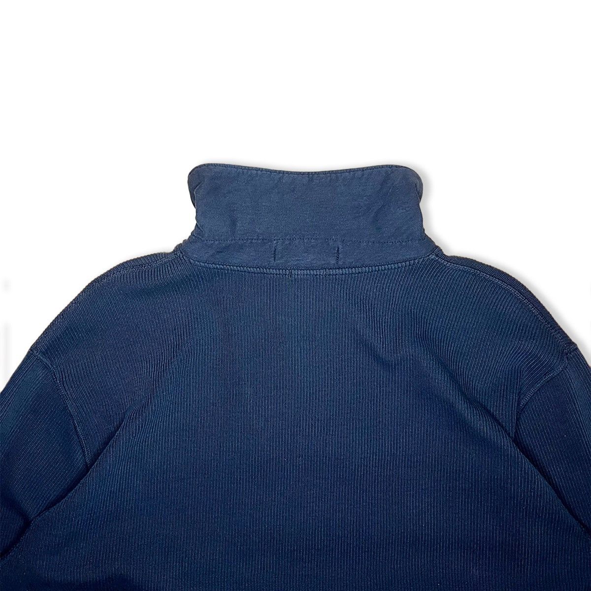 Stone Island 2000’s Stone Island Green Badge Ribbed 1/4 Zip Size US L / EU 52-54 / 3 - 8 Thumbnail