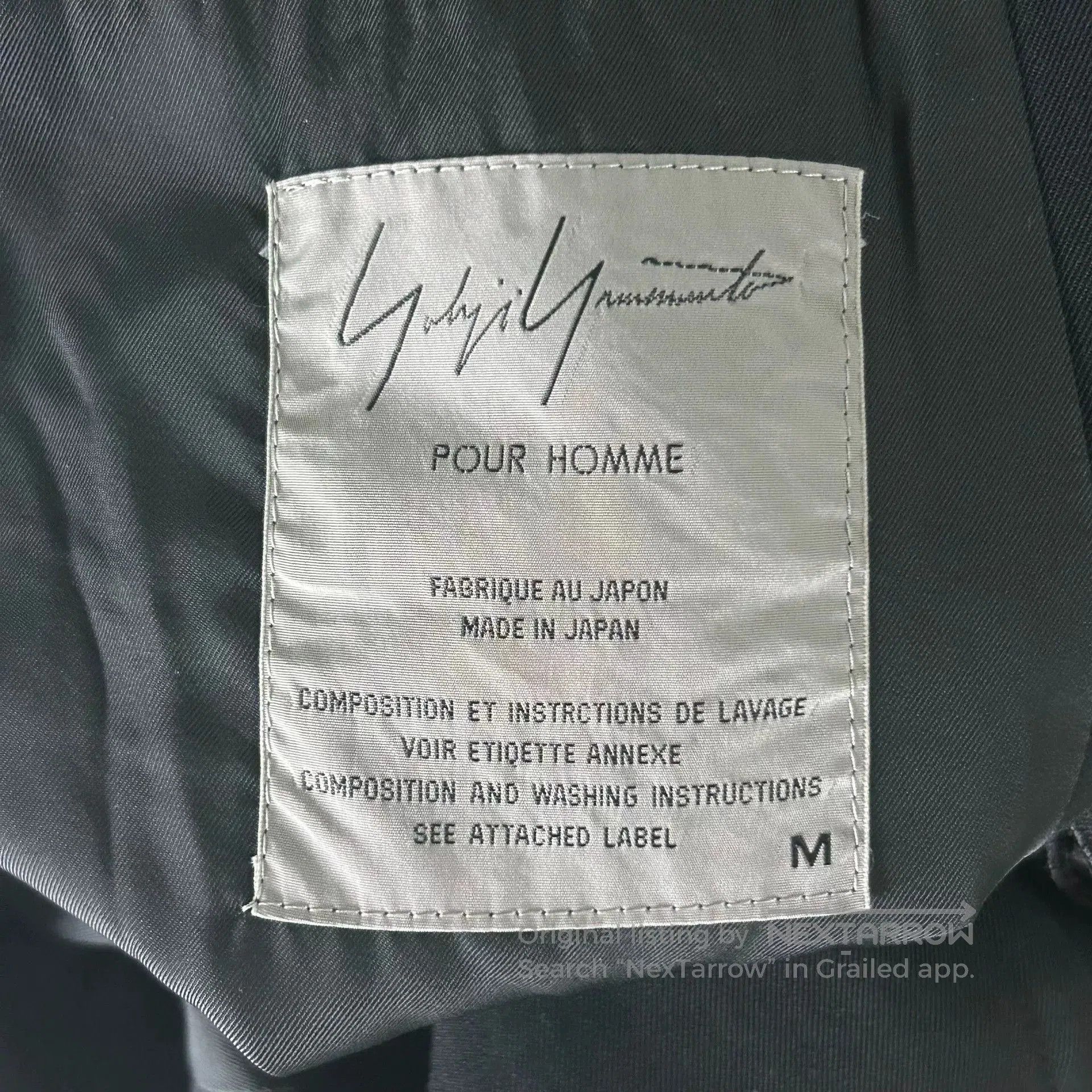 Yohji Yamamoto Yohji Yamamoto Black Wool Jacket. Size US M / EU 48-50 / 2 - 7 Thumbnail