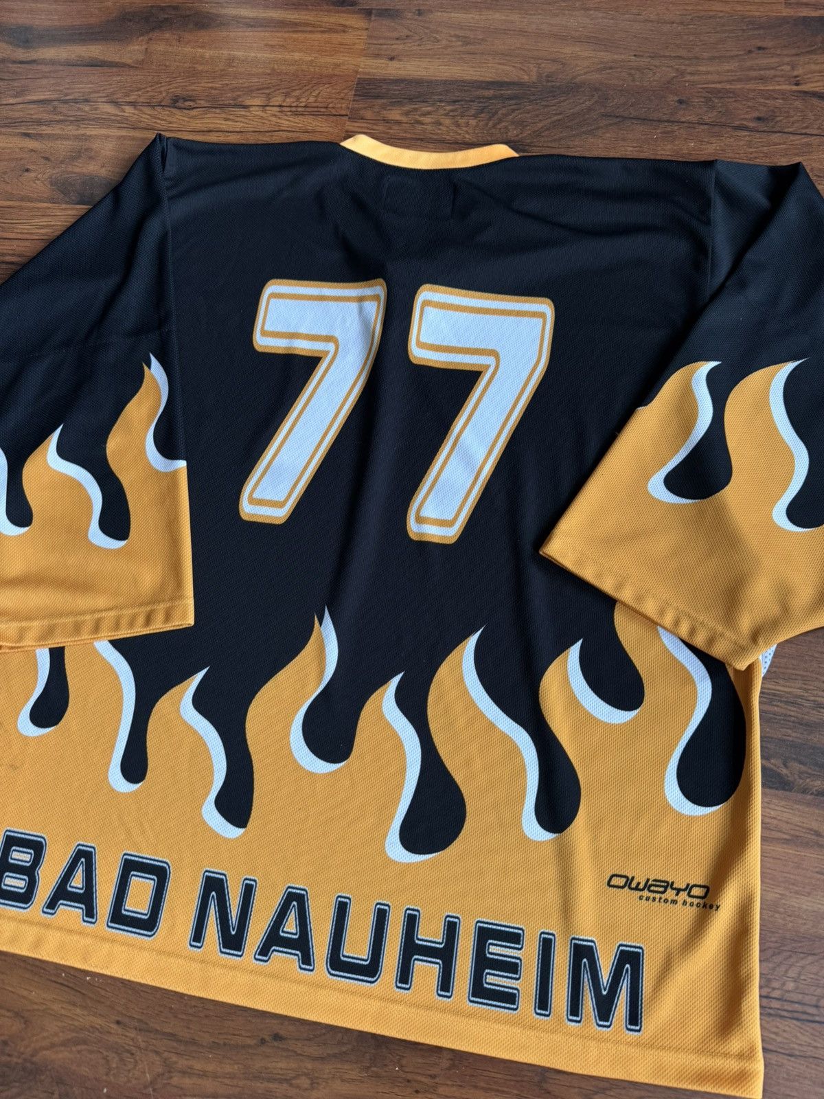 Vintage Vintage 00s Flames Ice Devils Hockey Jersey Bad Nauheim XL Size US XL / EU 56 / 4 - 6 Thumbnail