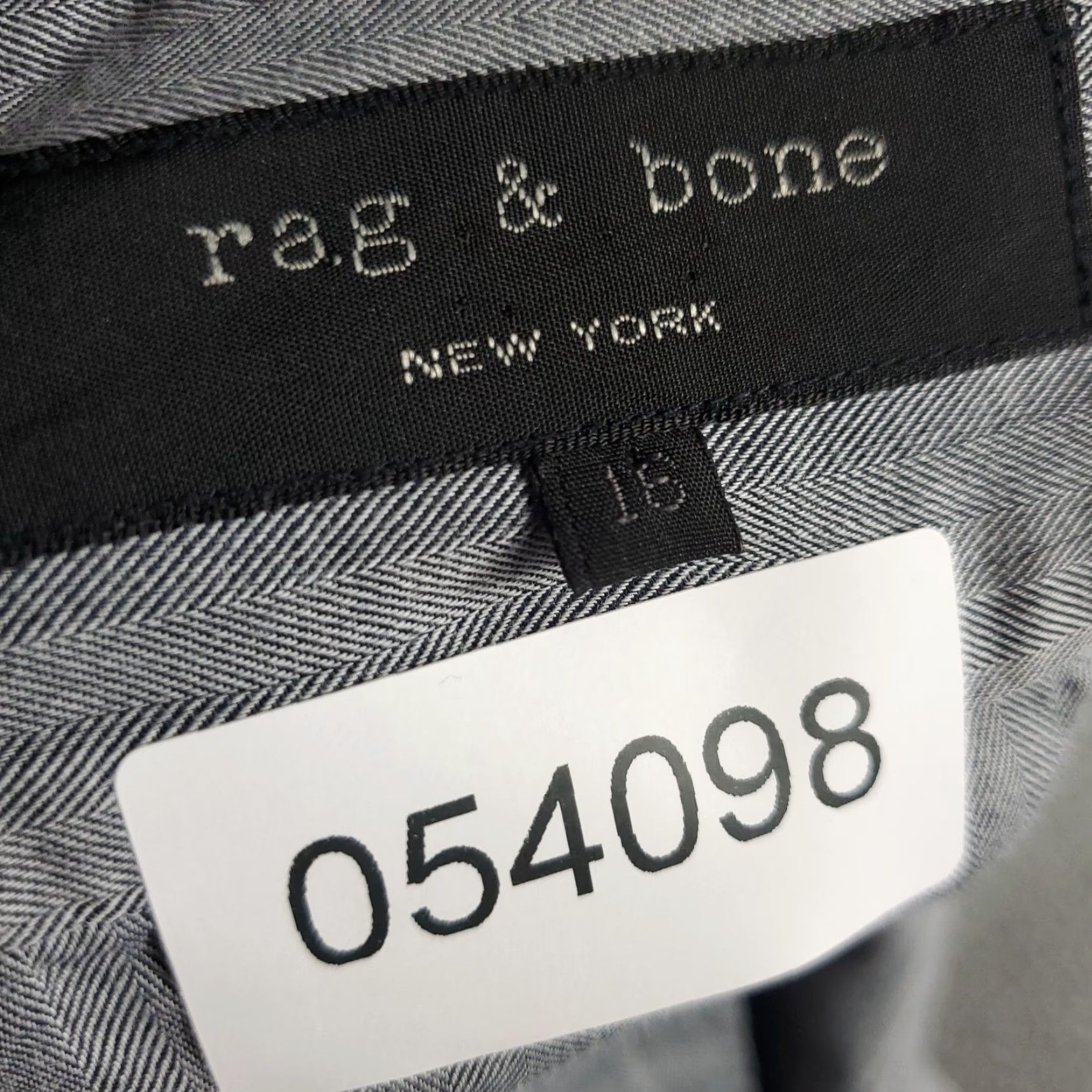 Rag & Bone rag & bone Shirt Mens 16 Gray Striped Dress Button Up Long Sleeve Size 42R - 7 Thumbnail