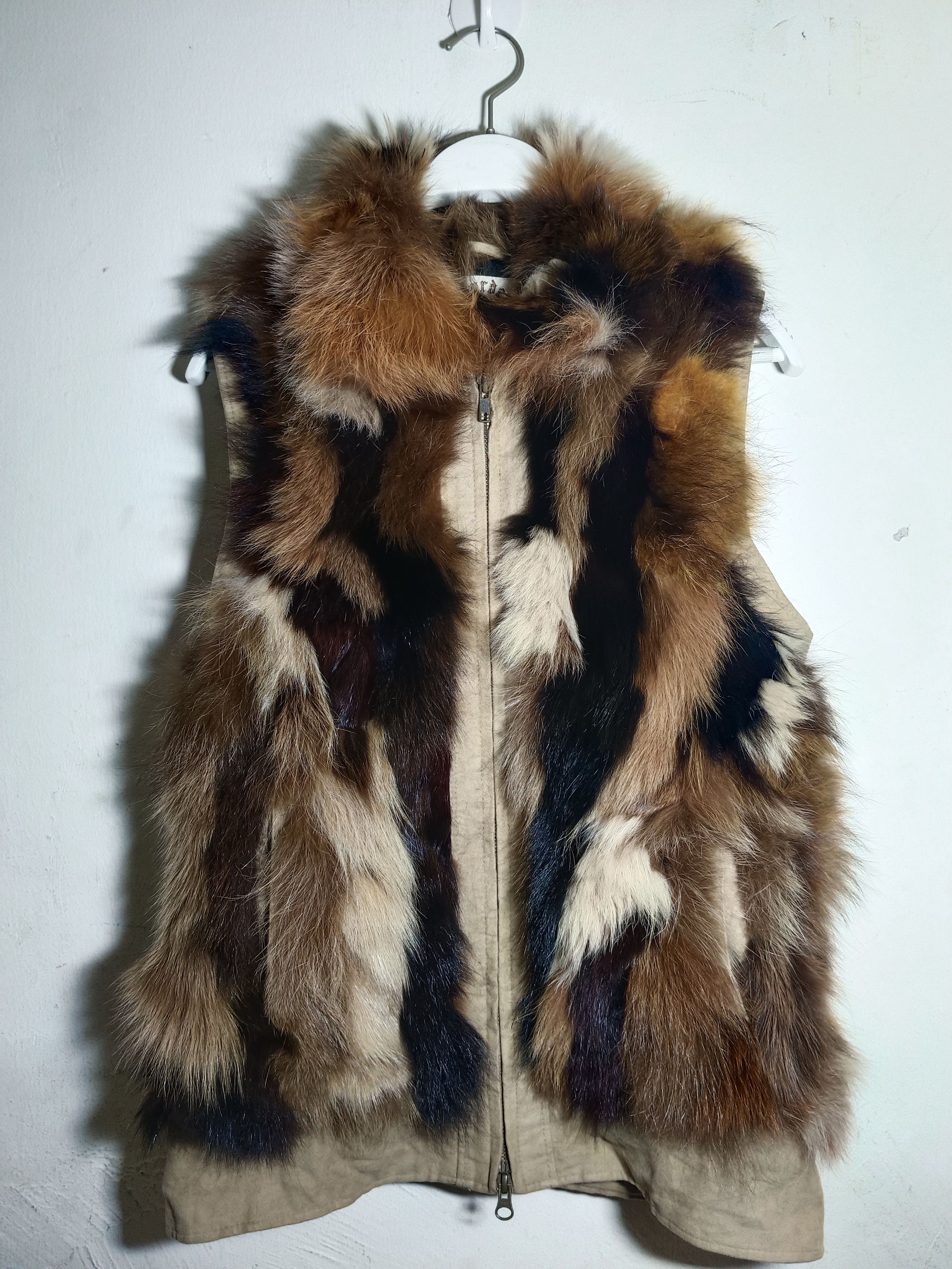 Japanese Brand Rare Fur Fox Vest Jacket Size US XXS / EU 40 - 1 Thumbnail
