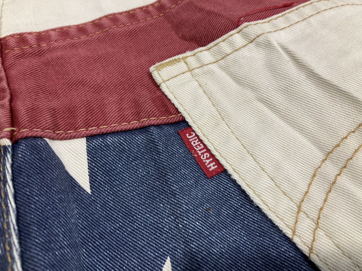 Hysteric Glamour 🔥Y2K Archived Hysteric Glamour Hagi Flared Denim USA Flag Size US 30 / EU 46 - 9 Thumbnail