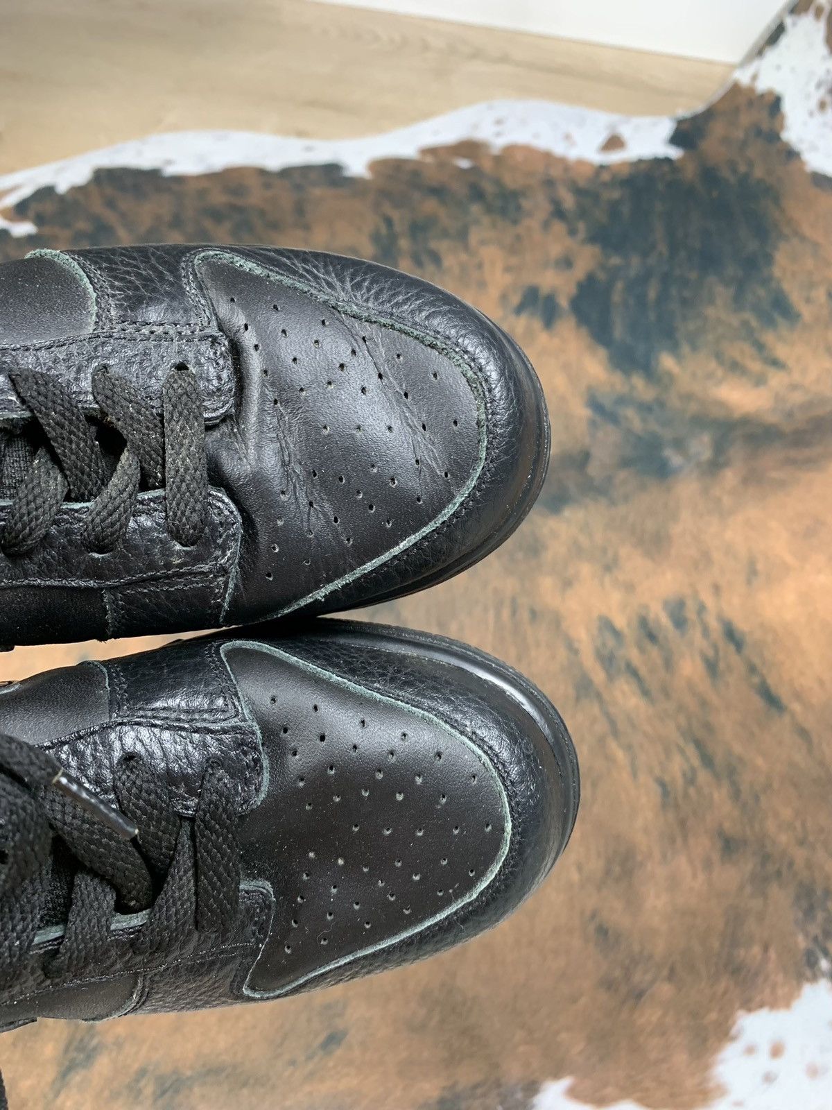 Nike × Vintage Vintage Rare 2004 Nike Dunk Low Black 00s y2k Size US 5.5 / IT 35.5 - 7 Thumbnail