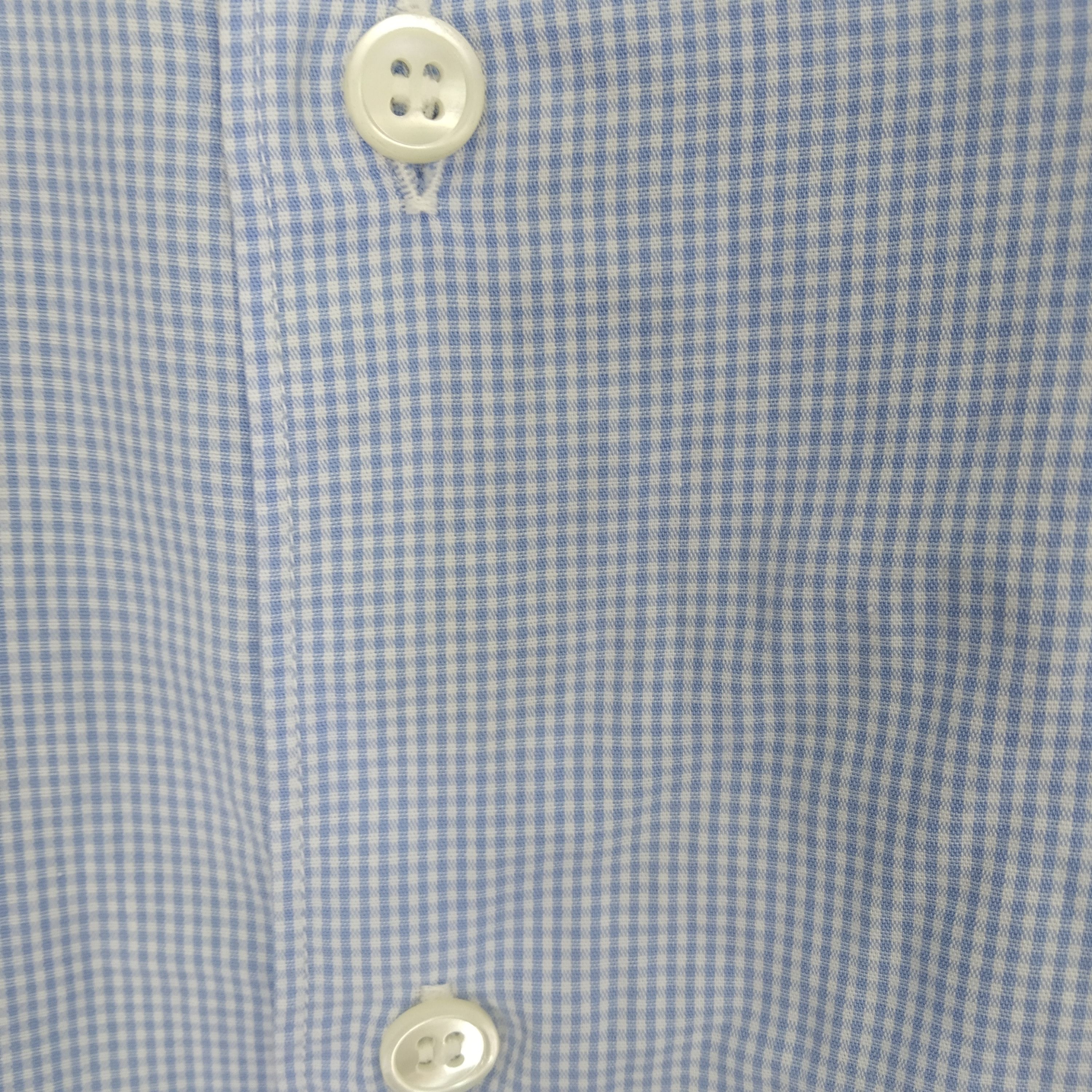 Comme des Garcons × Comme des Garcons Homme × Japanese Brand Vintage Comme des Garcons Homme Plaid Blue Oxford Shirt Size US M / EU 48-50 / 2 - 4 Thumbnail