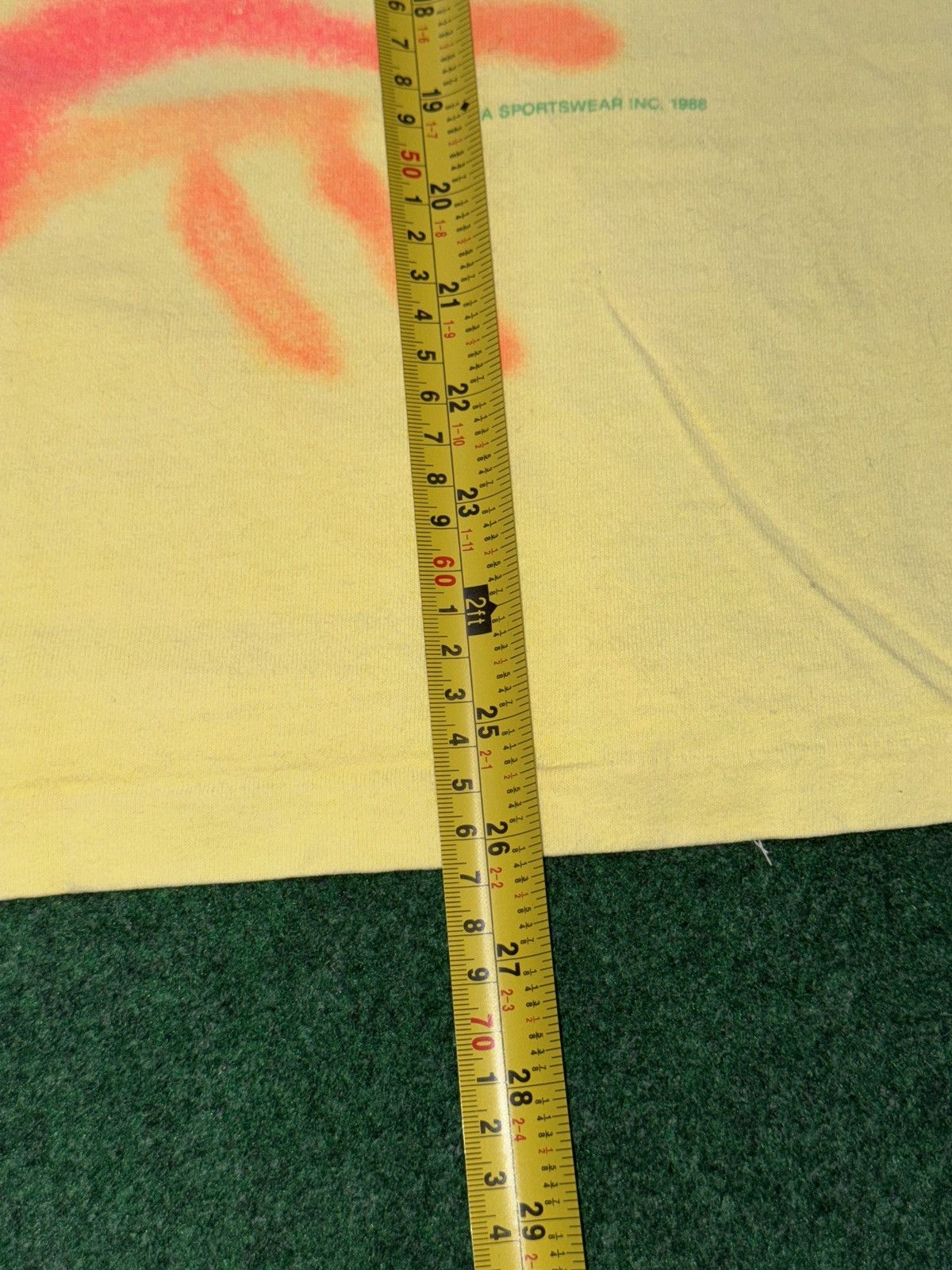 Gotcha Gotcha 80s Surf Wear Vintage Large 23x26 Bright T Shirt Size US L / EU 52-54 / 3 - 8 Thumbnail