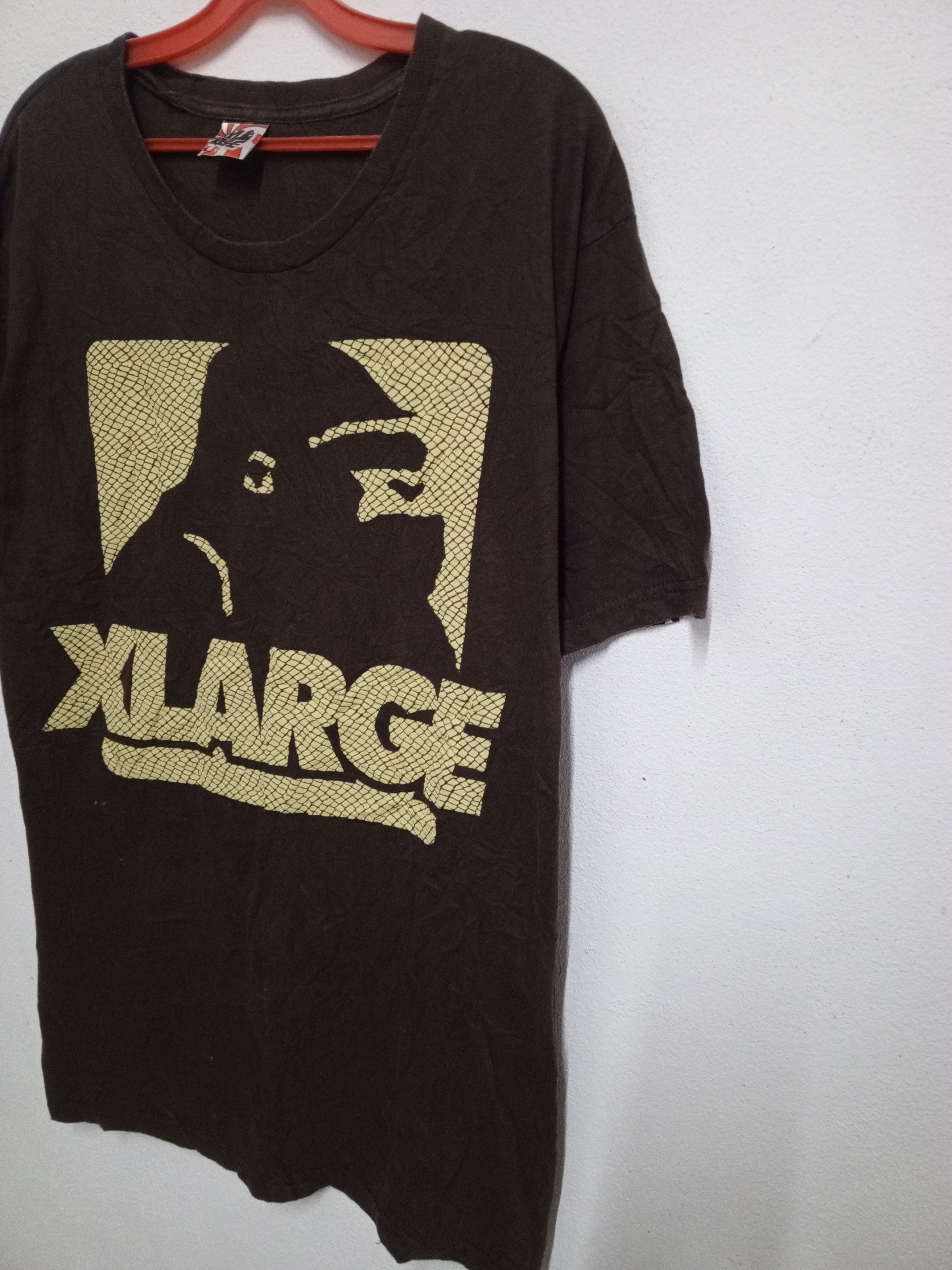 Xlarge 🔥rare USA🔥vintage XLARGE BROWN Size US XL / EU 56 / 4 - 4 Thumbnail