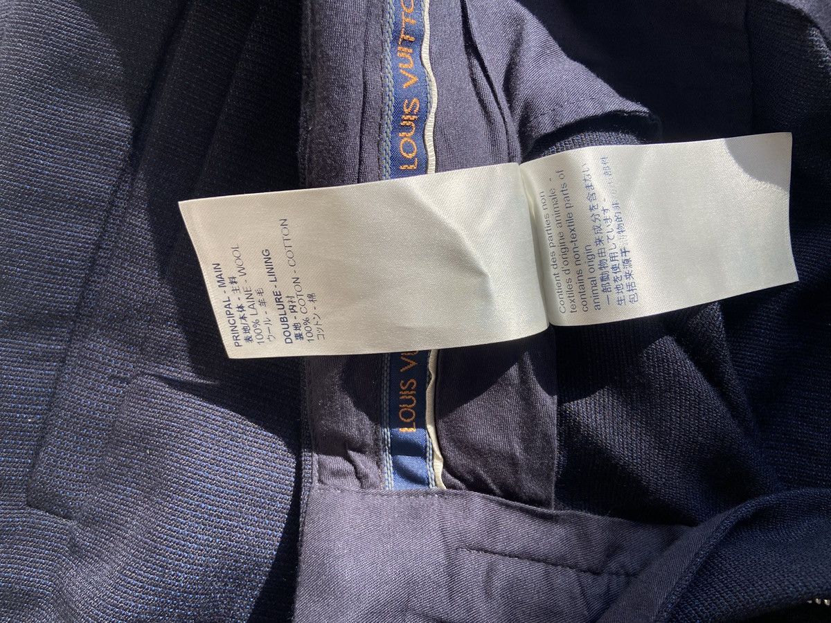 Louis Vuitton Louis Vuitton Navy Blue Formal Belt Trouthers Size US 28 / EU 44 - 16 Thumbnail