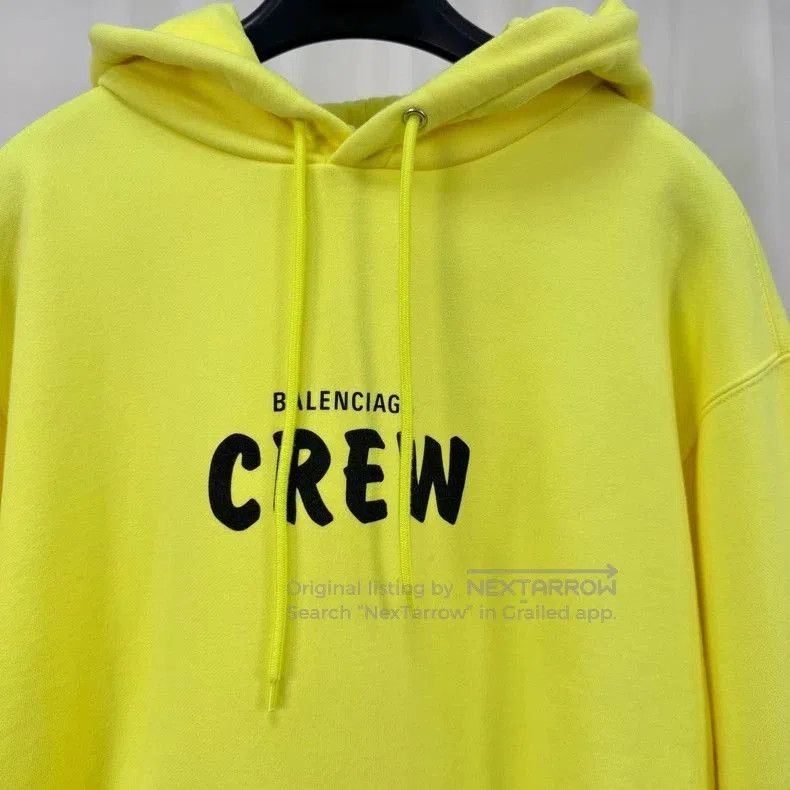 Balenciaga Balenciaga Crew Logo Print Hoodie. Size US XS / EU 42 / 0 - 3 Thumbnail