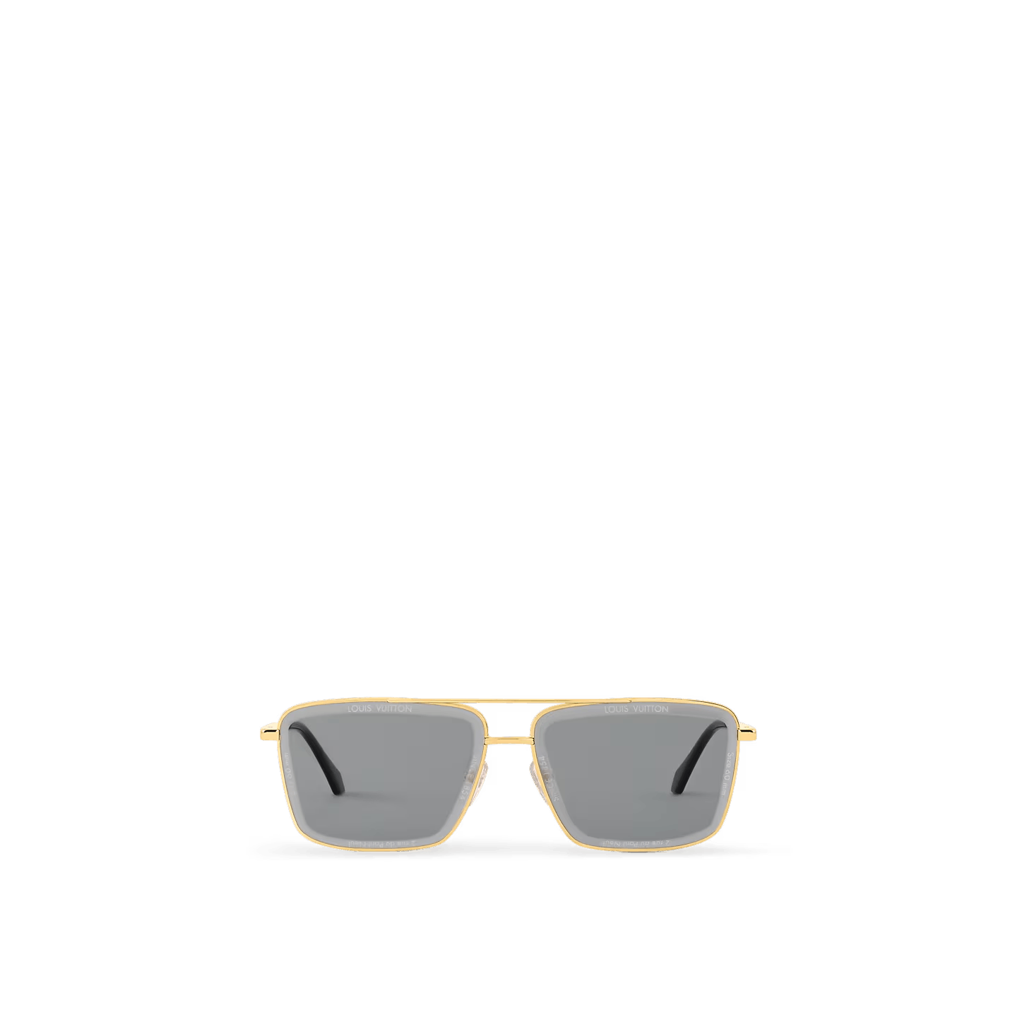 Louis Vuitton LV Super Vision Metal Square Sunglasses Size ONE SIZE - 4 Thumbnail