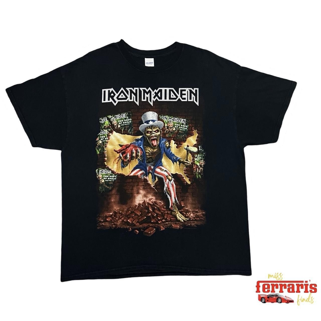 Gildan Official Iron Maiden 2016 Book of Souls tour merch Size XL Size US XL / EU 56 / 4 - 1 Thumbnail
