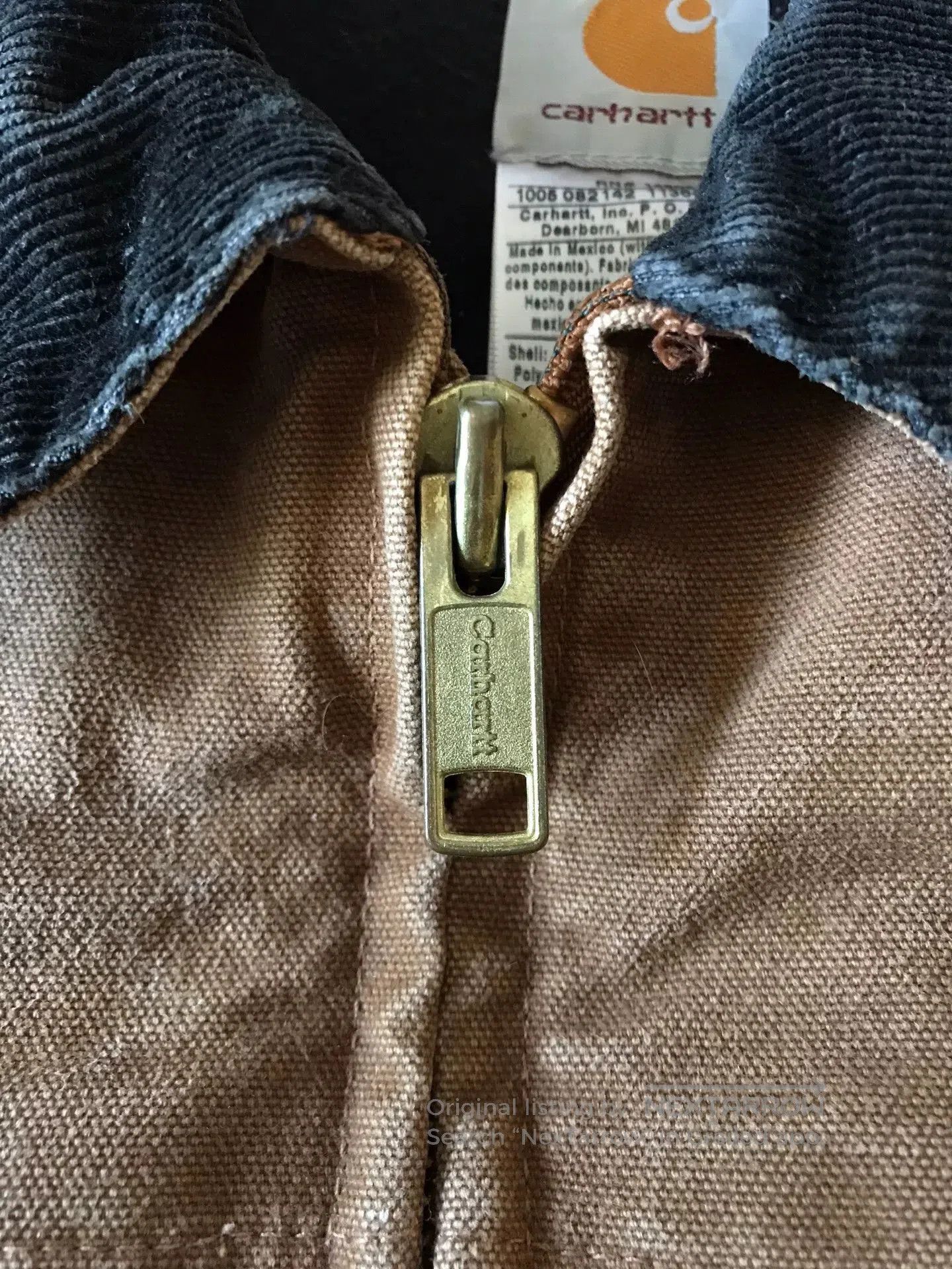 Carhartt Carhartt J14 Brown XL Washed Canvas Jacket. Size US XL / EU 56 / 4 - 6 Thumbnail