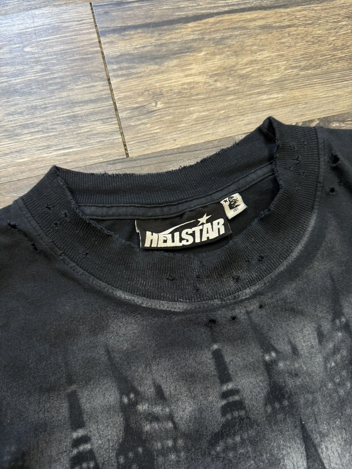 HELLSTAR HELL STAR LIBERTY RECORDS VINTAGE LONGSLEEVE *RARE* Size US S / EU 44-46 / 1 - 5 Thumbnail