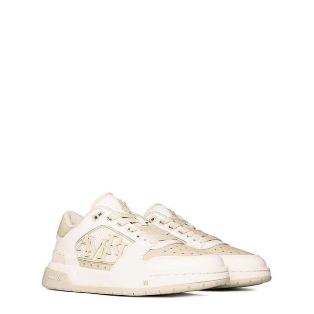 Amiri o1g2r1mq0824 Classic Leather Trainers in White & Beige Size US 7 / IT 37 - 3 Thumbnail