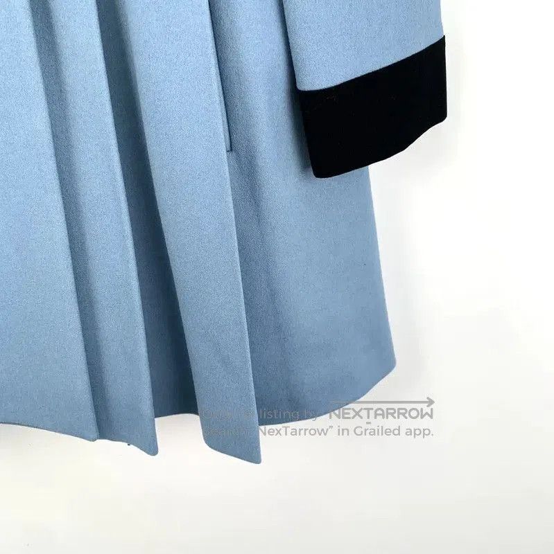 Miu Miu Miu Miu Blue Wool Women's Coat . Size S / US 4 / IT 40 - 4 Thumbnail