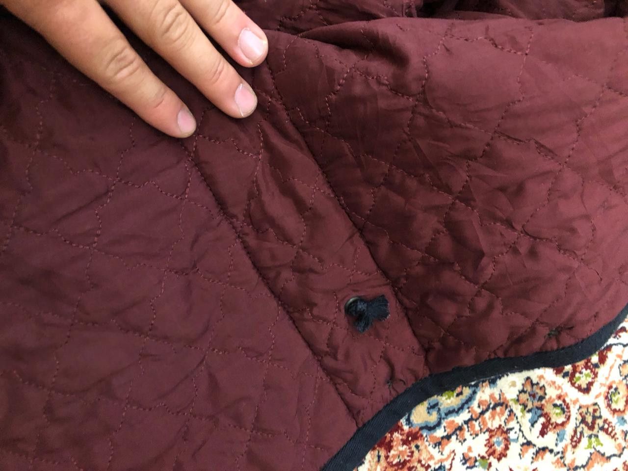 C.P. Company Vintage Cp Compnay Quilted Jakcet Blue 42 Rare Corduroy Fur Size US L / EU 52-54 / 3 - 8 Thumbnail