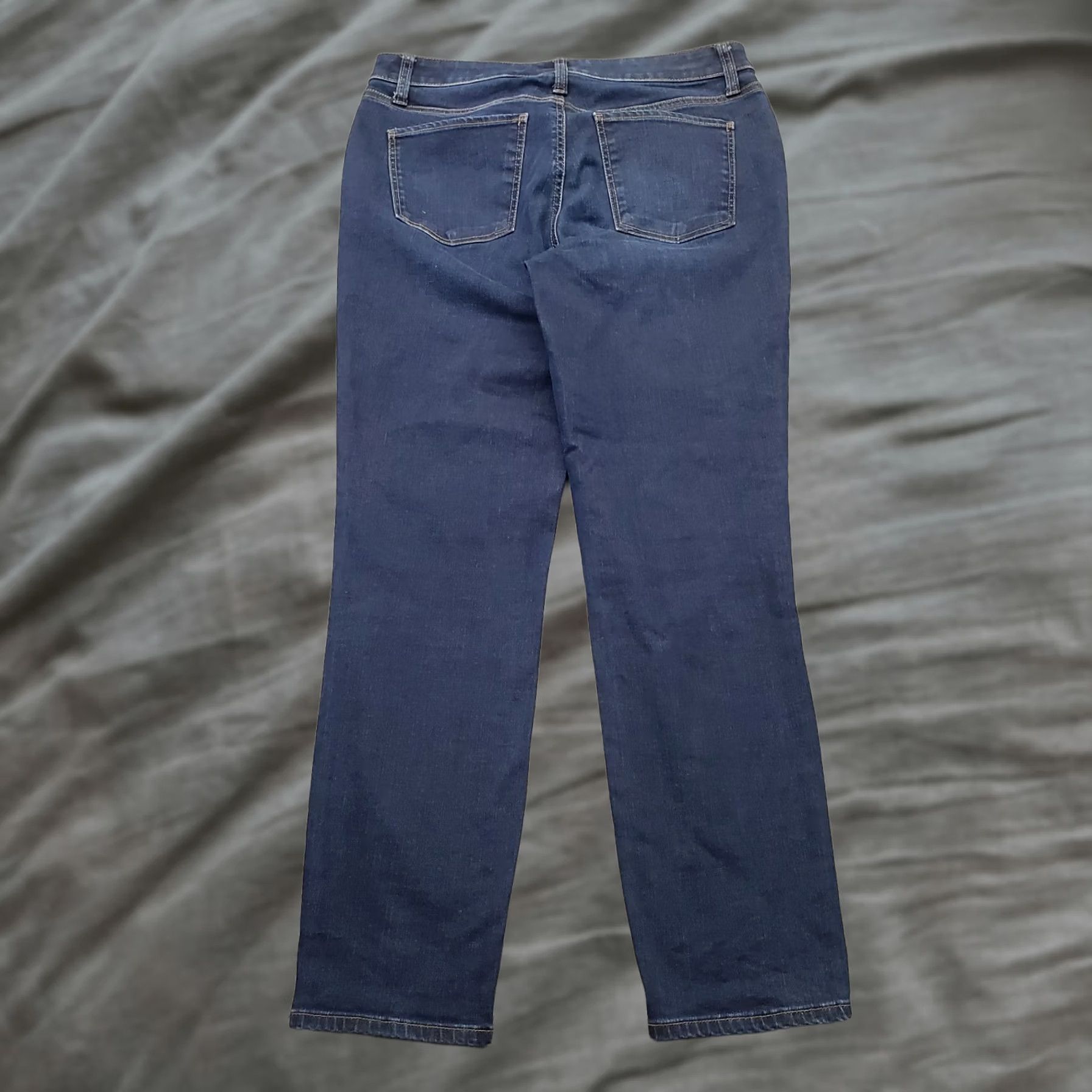Talbots Talbots Slim Ankle Jeans Womens 6 Blue Denim 5-Pocket Streetwear Vintage: No Size 28" / US 6 / IT 42 - 1 Thumbnail