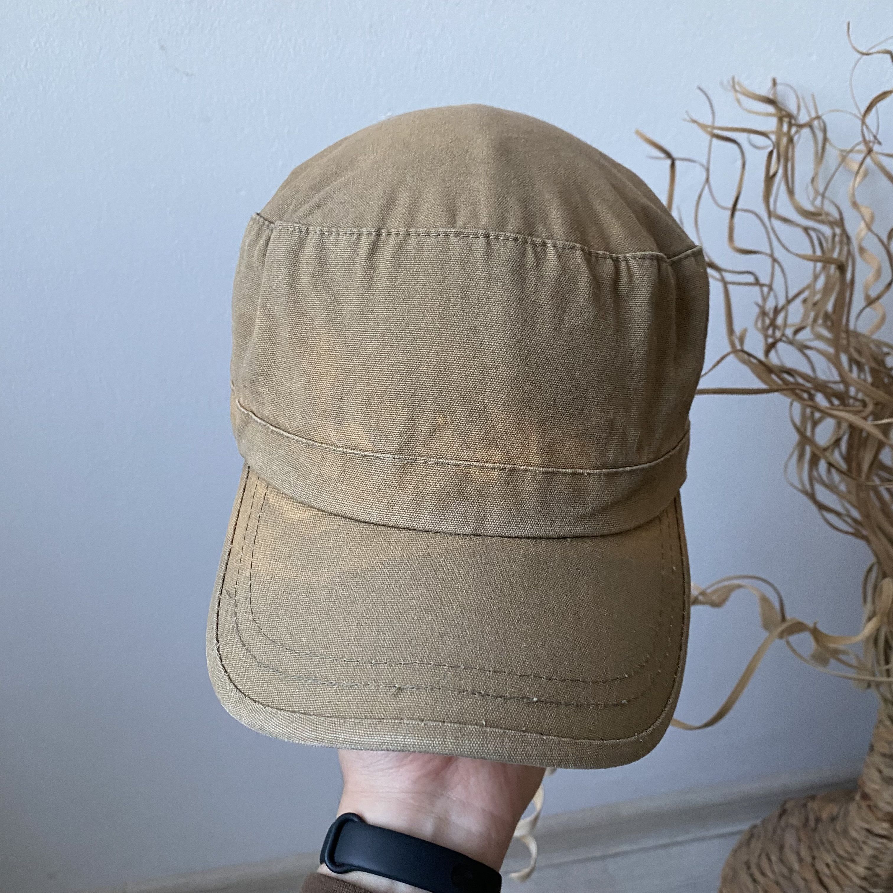 Japanese Brand Vintage Faded Y2K Cadet Hat cap Military Dad Hat Japanese Size ONE SIZE - 3 Thumbnail