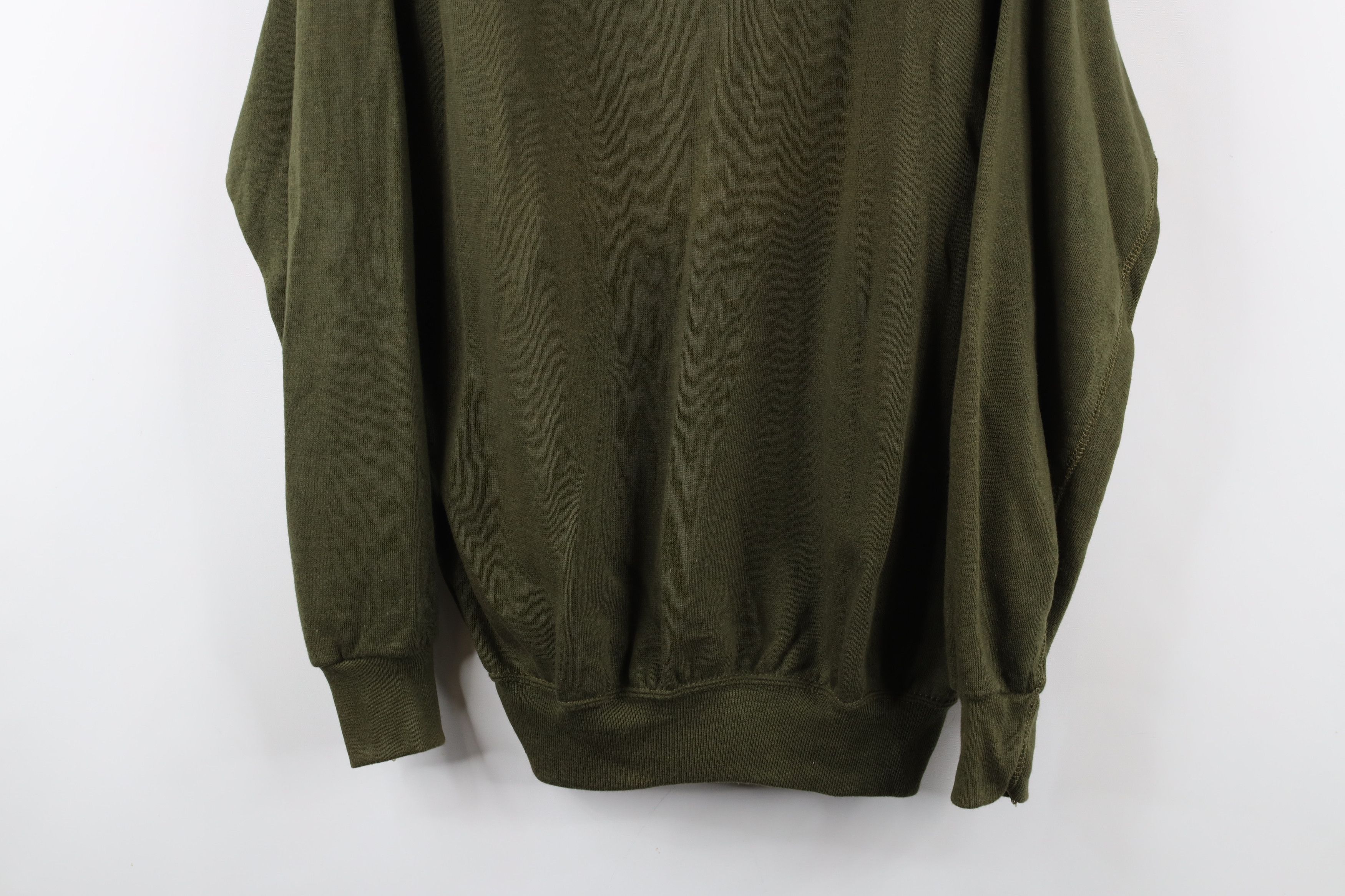 Gap × Vintage Deadstock Vintage 70s 80s Gap Crewneck Sweatshirt Olive USA Size US L / EU 52-54 / 3 - 3 Thumbnail