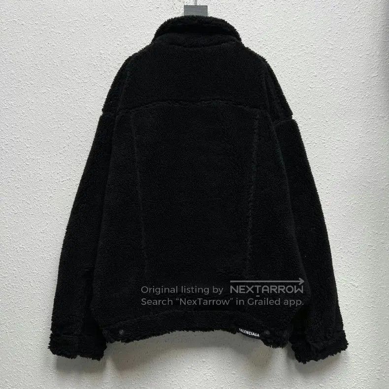 Balenciaga Balenciaga Black Teddy Fleece Jacket. Size US M / EU 48-50 / 2 - 2 Thumbnail