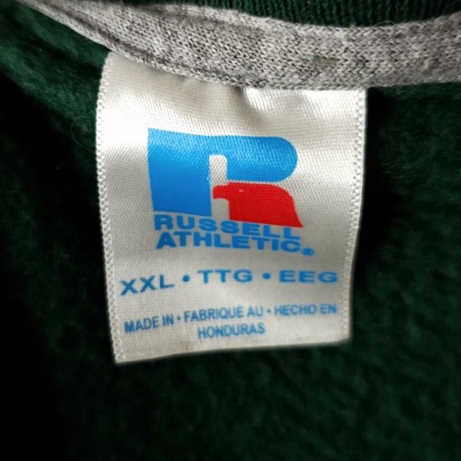 Russell Athletic VINTAGE Russell Athletic Sweatshirt Mens Size 2XL Green Y2K Crewneck Size US XXL / EU 58 / 5 - 6 Thumbnail