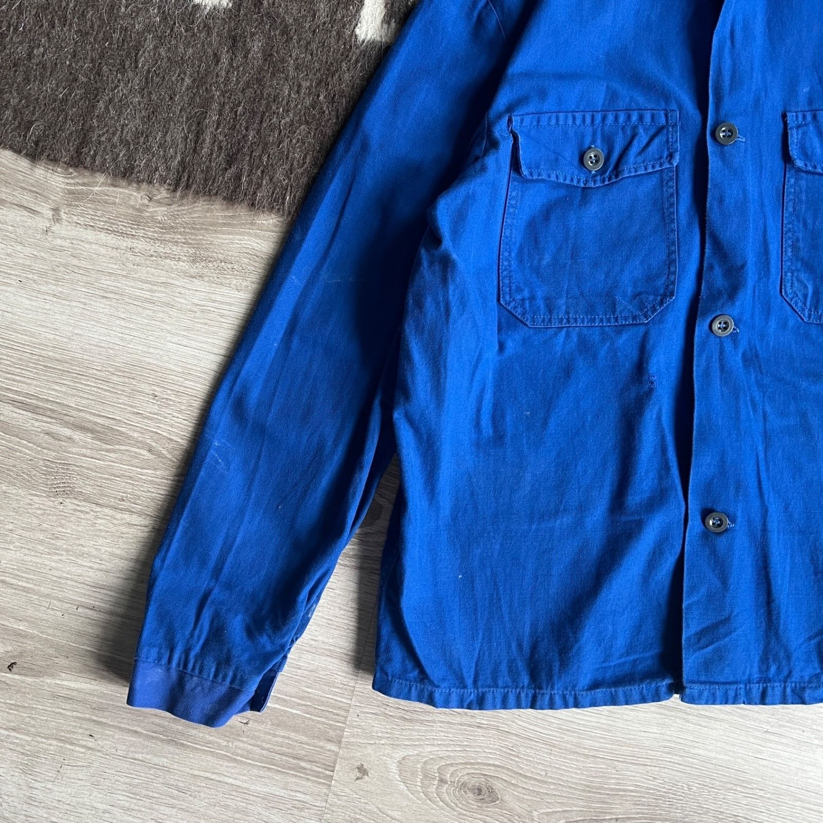 Vintage Vintage French Workwear Sanfor Chore Jacket 9757AC Size US M / EU 48-50 / 2 - 4 Thumbnail