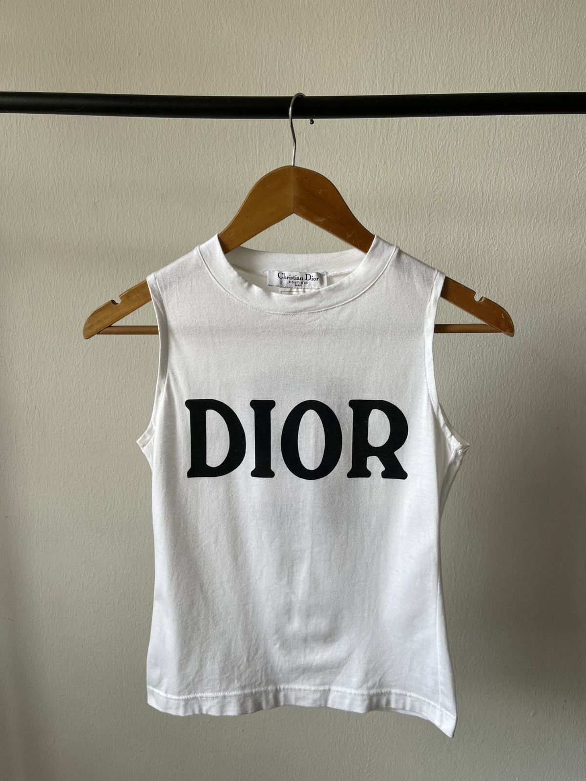 Dior 2001 Most Rare ' Dior 2 'John Galliano Tank Top Size XS / US 0-2 / IT 36-38 - 3 Thumbnail