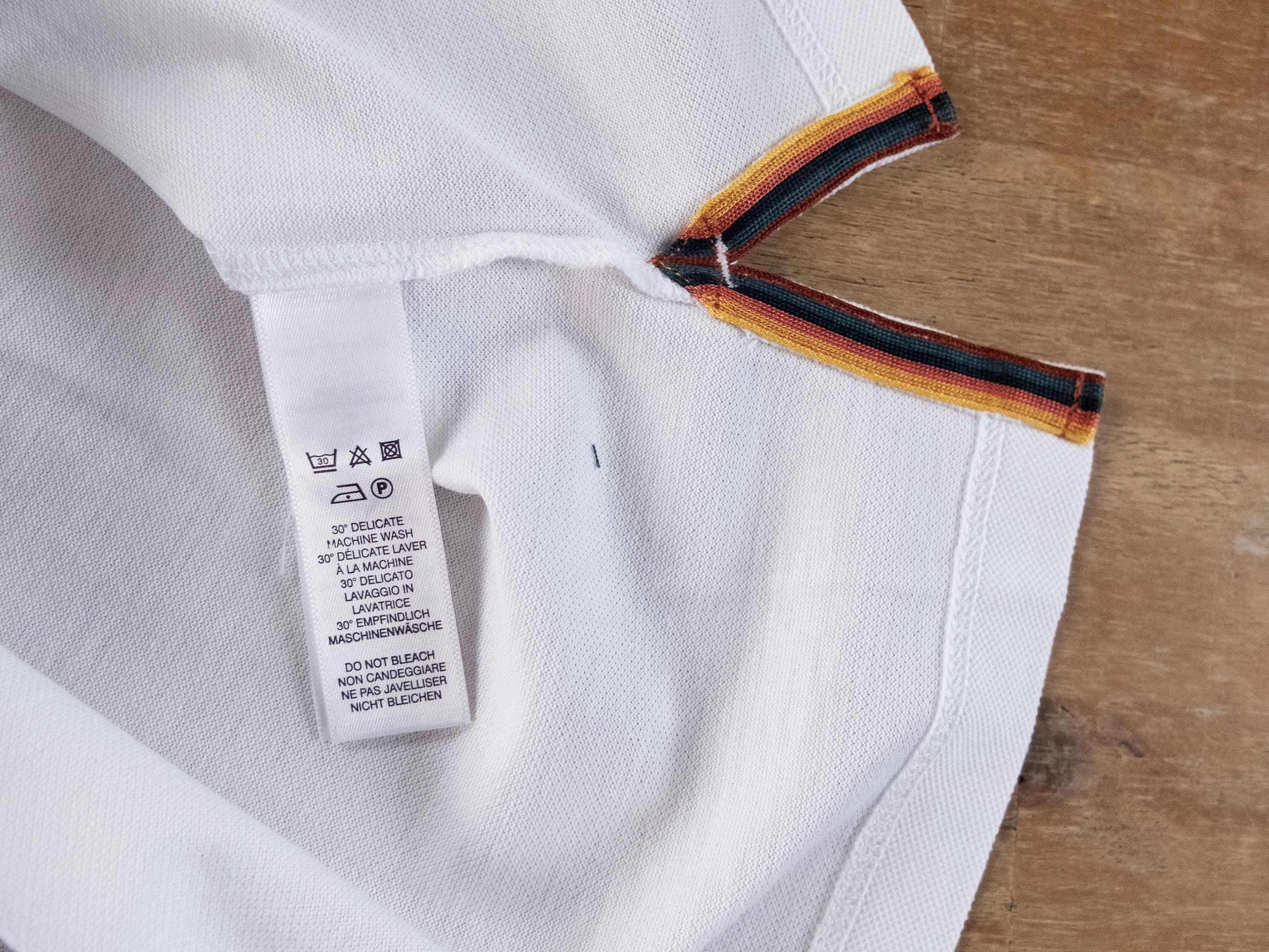 Paul Smith PAUL SMITH mainline white Paint splatter polo shirt Large Size US L / EU 52-54 / 3 - 8 Thumbnail